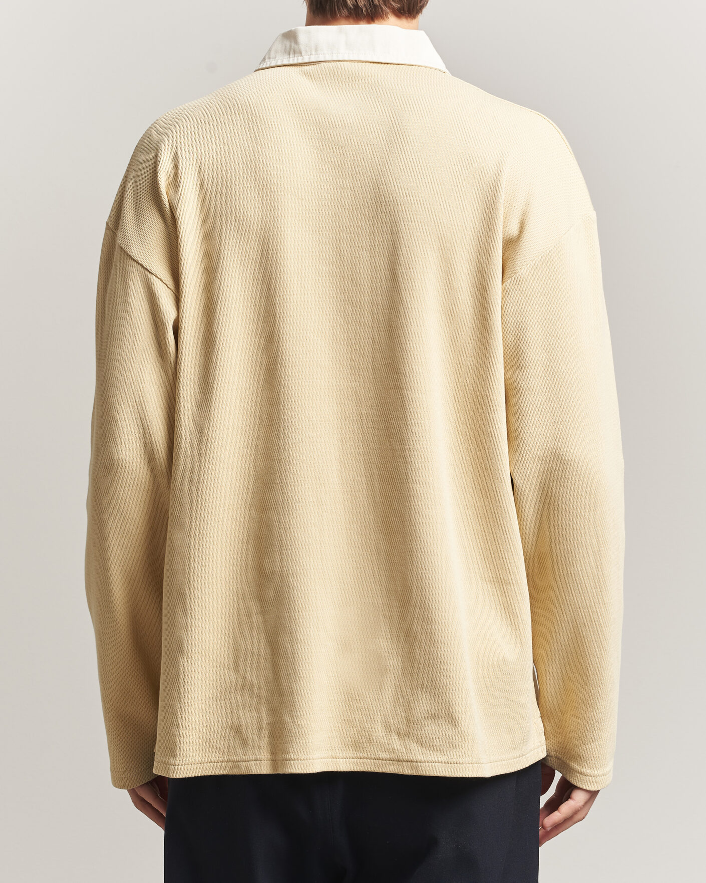 Hombres | Jerséis y prendas de punto | Forét | Match Rugby Structured Sweatshirt Vintage Yellow