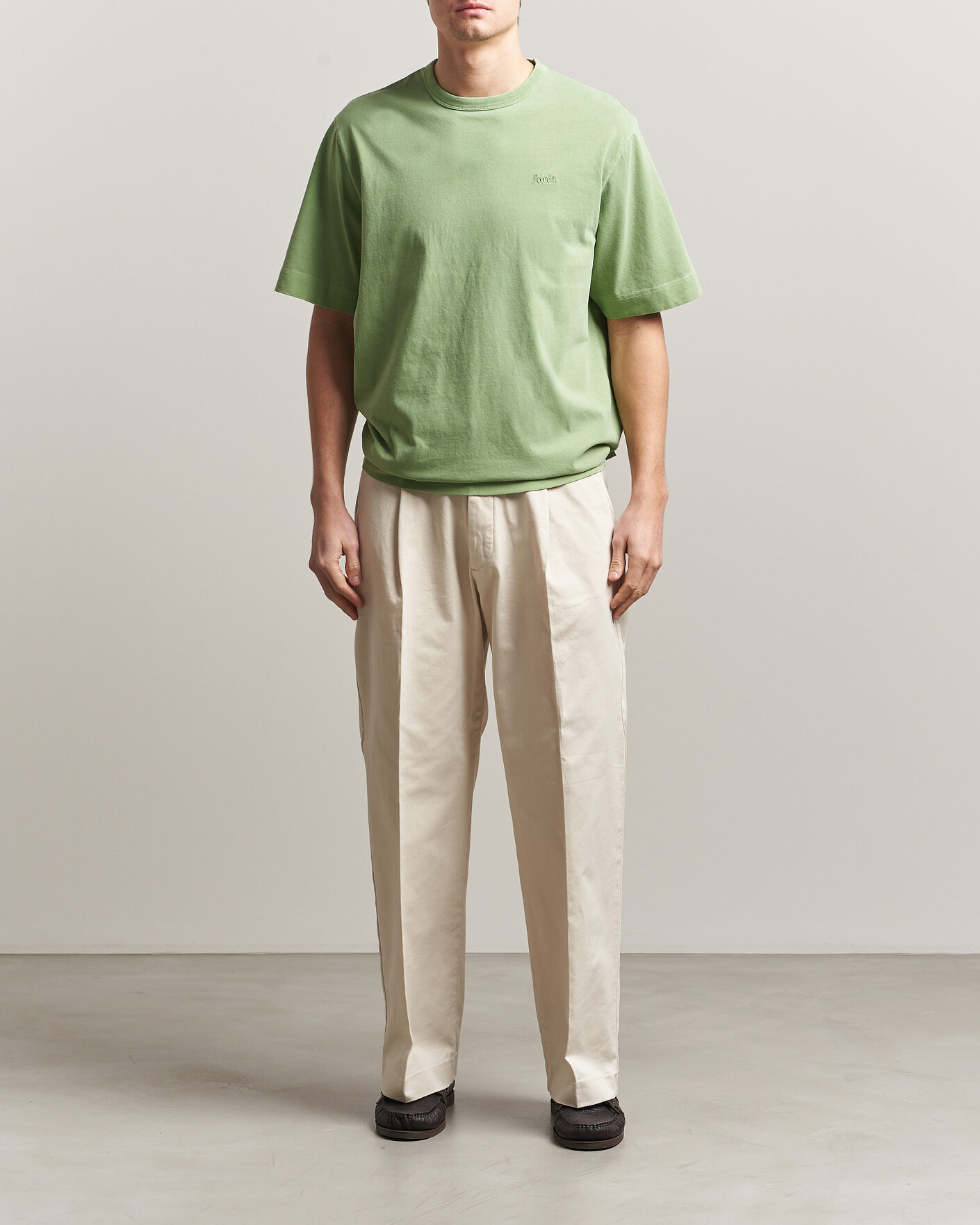 Hombres | Camisetas | Forét | Park Loose Fit T-Shirt Vibrant Moss
