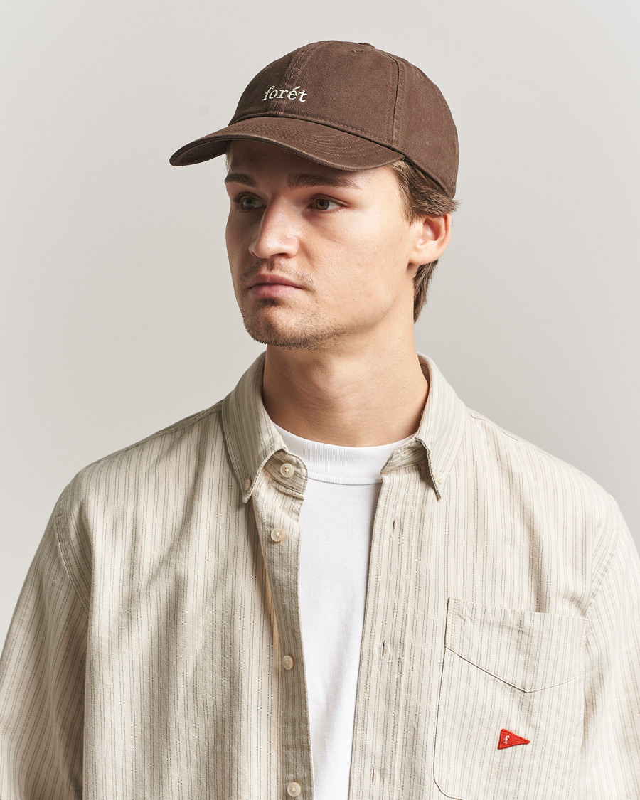 Hombres | Sombreros y gorras | Forét | Hawk Washed Cap Brown