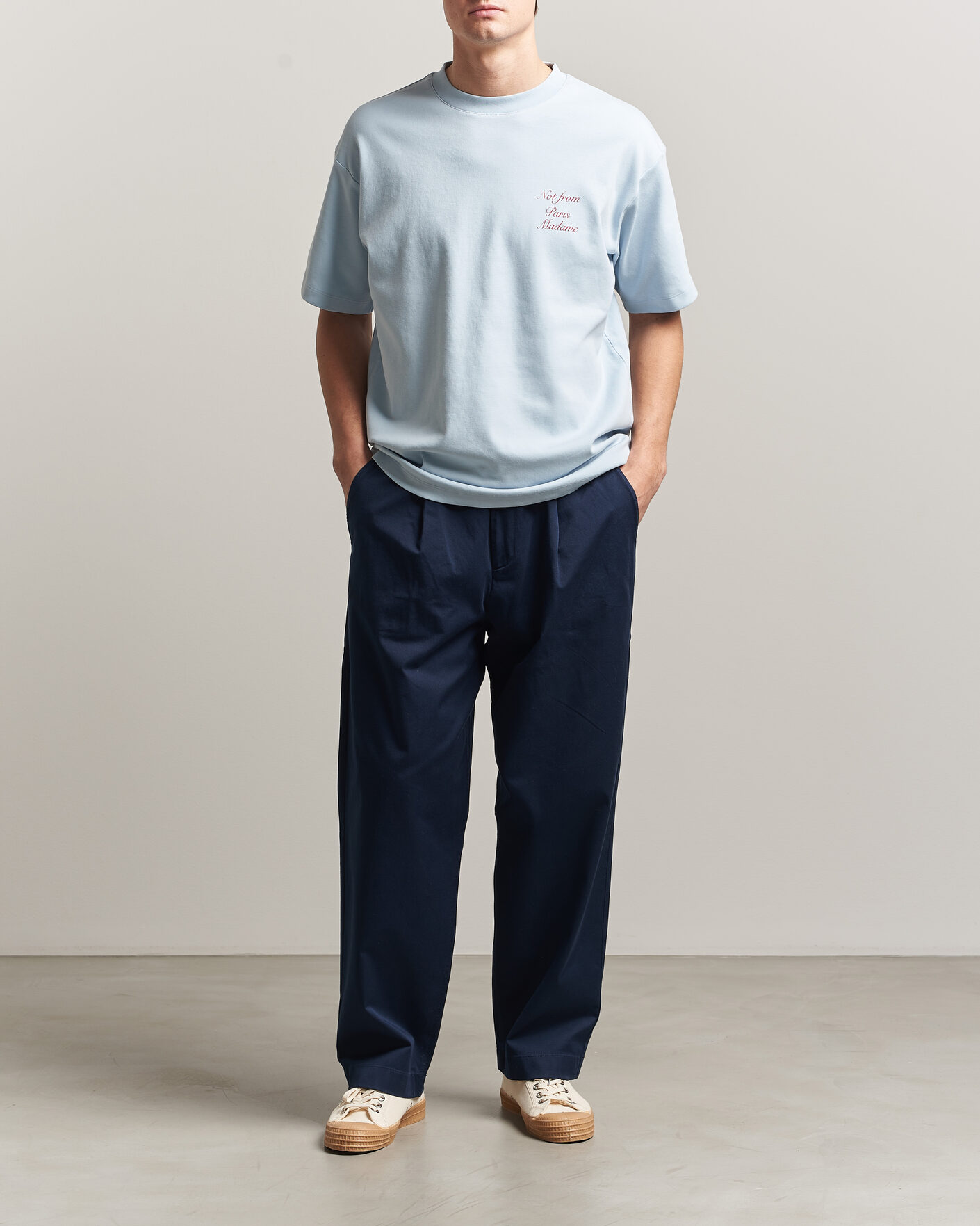 Hombres | Pantalones | Forét | Writer Relaxed Fit Pants Navy