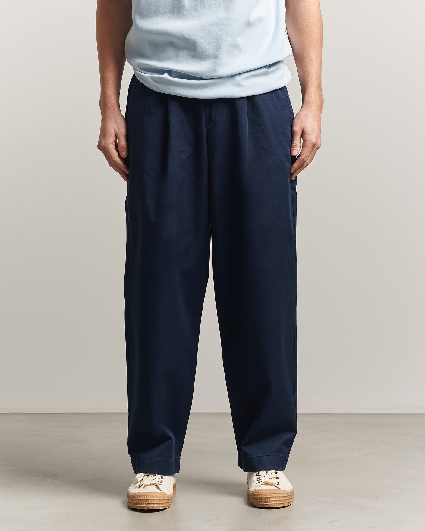 Hombres | Pantalones | Forét | Writer Relaxed Fit Pants Navy