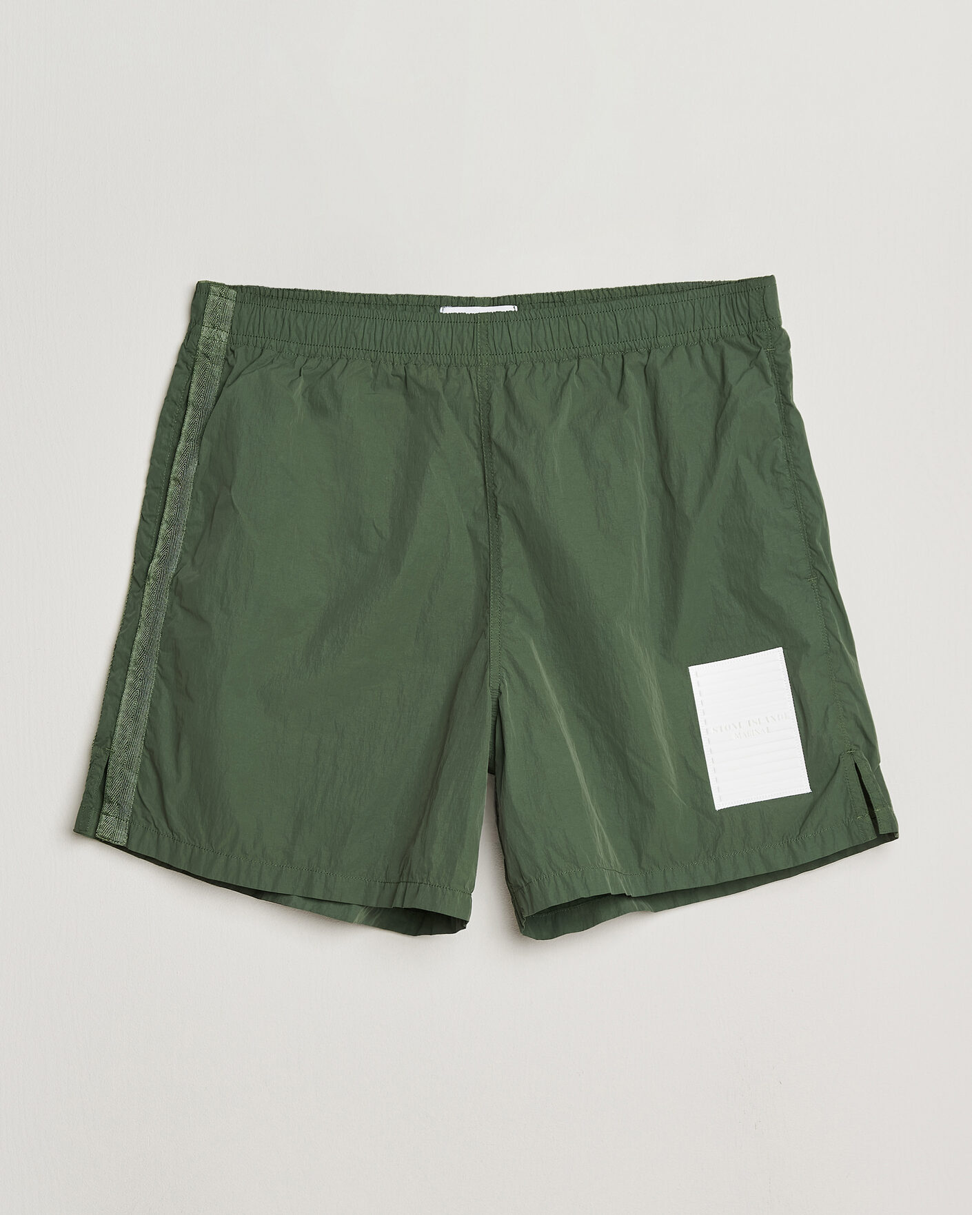 Hombres | Bañadores | Stone Island | Marina Micro Brushed Nylon-TC Swimshorts Quartz Green