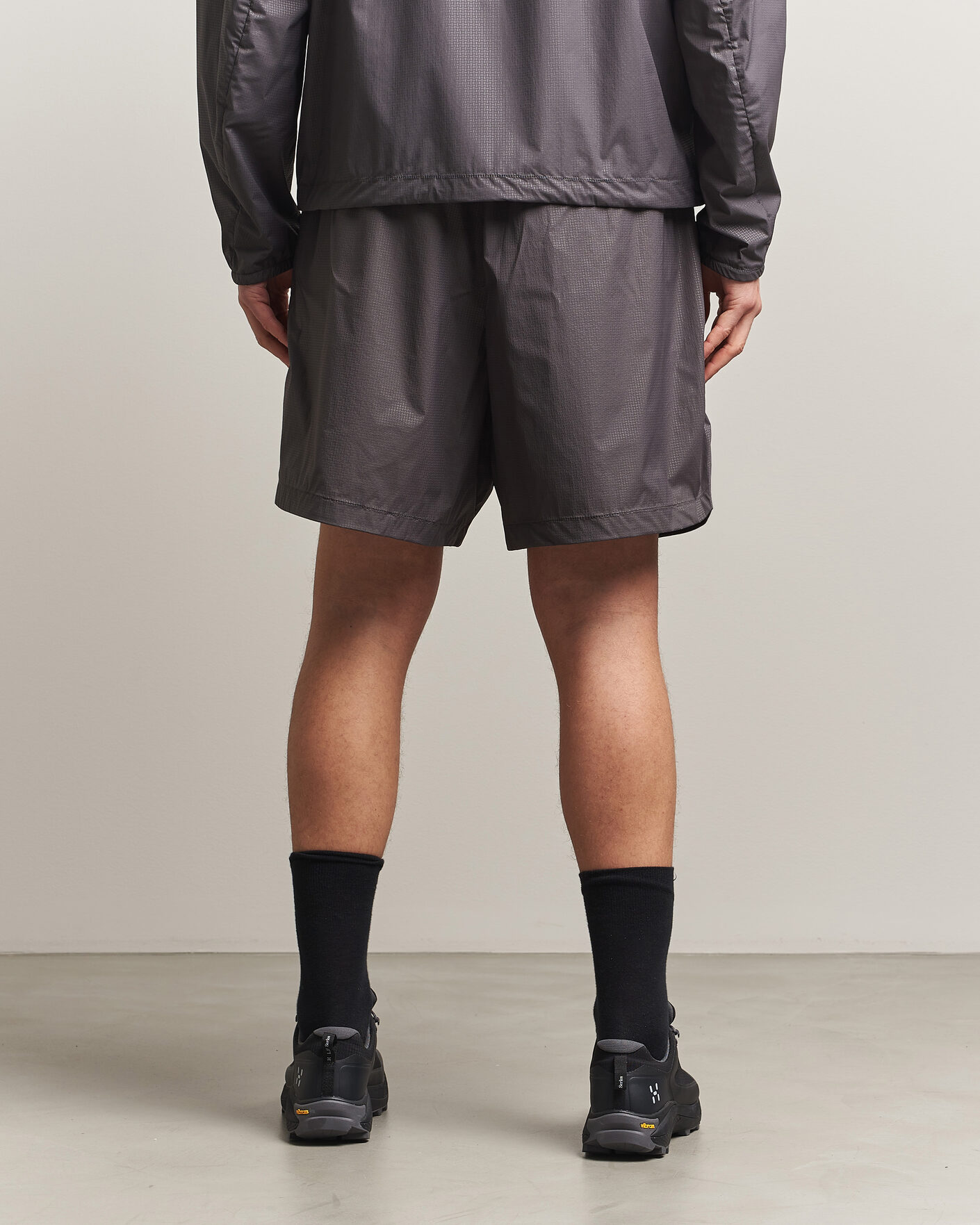 Hombres | Pantalones cortos | Stone Island | Stellina Nylon Stretch Shorts Charcoal