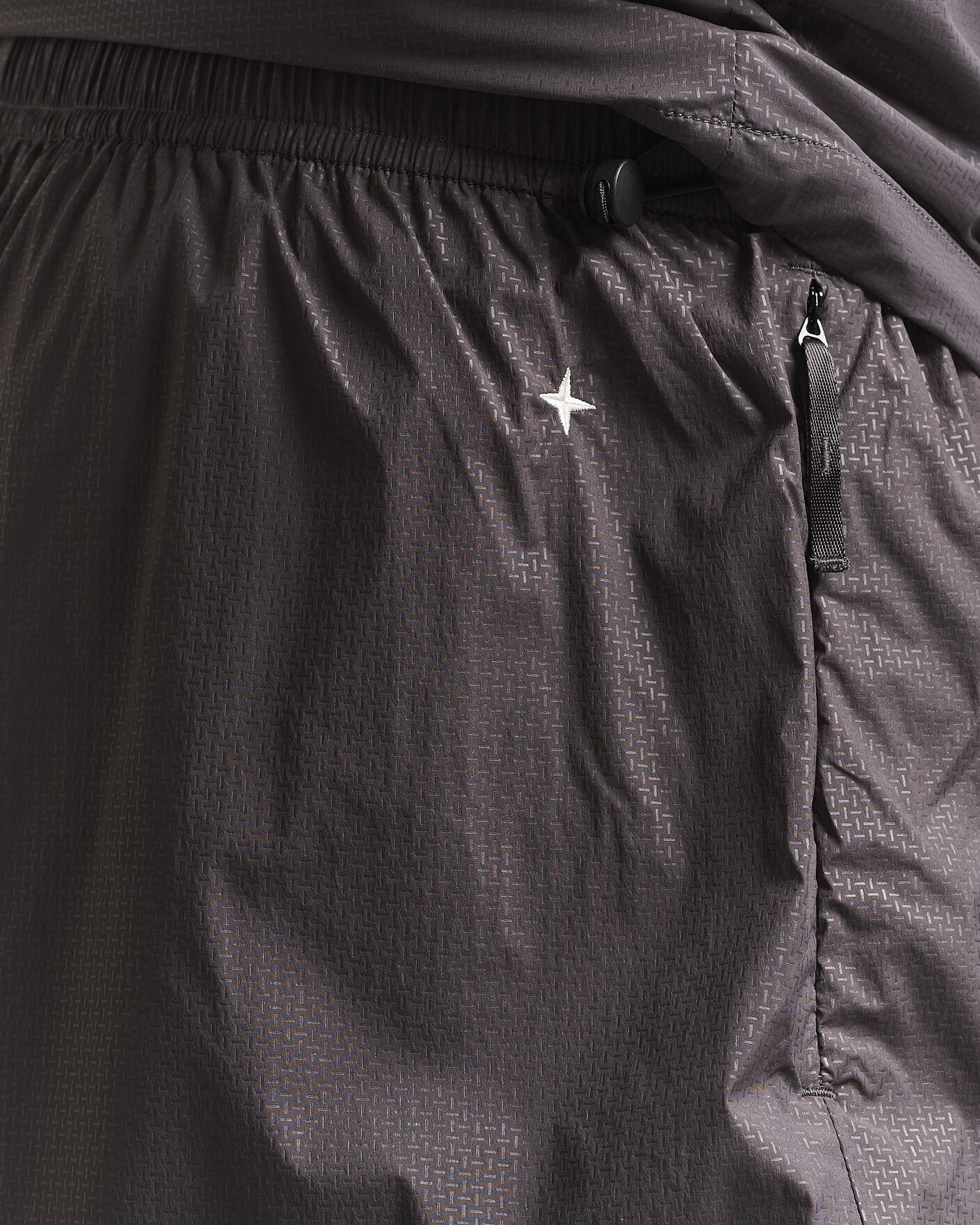 Hombres | Pantalones cortos | Stone Island | Stellina Nylon Stretch Shorts Charcoal