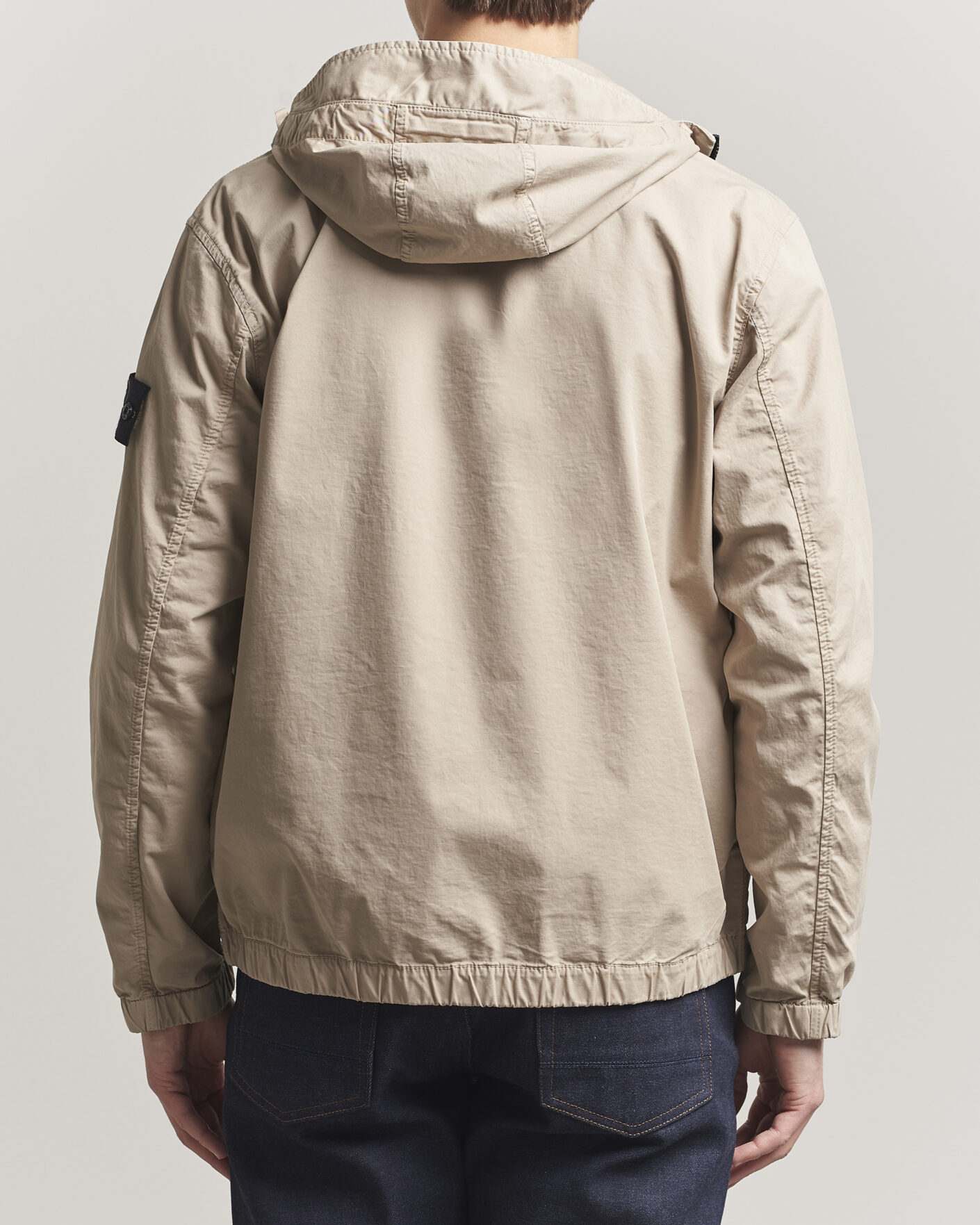 Hombres | Abrigos y chaquetas | Stone Island | Stretch Cotton Twill Hood Jacket Desert