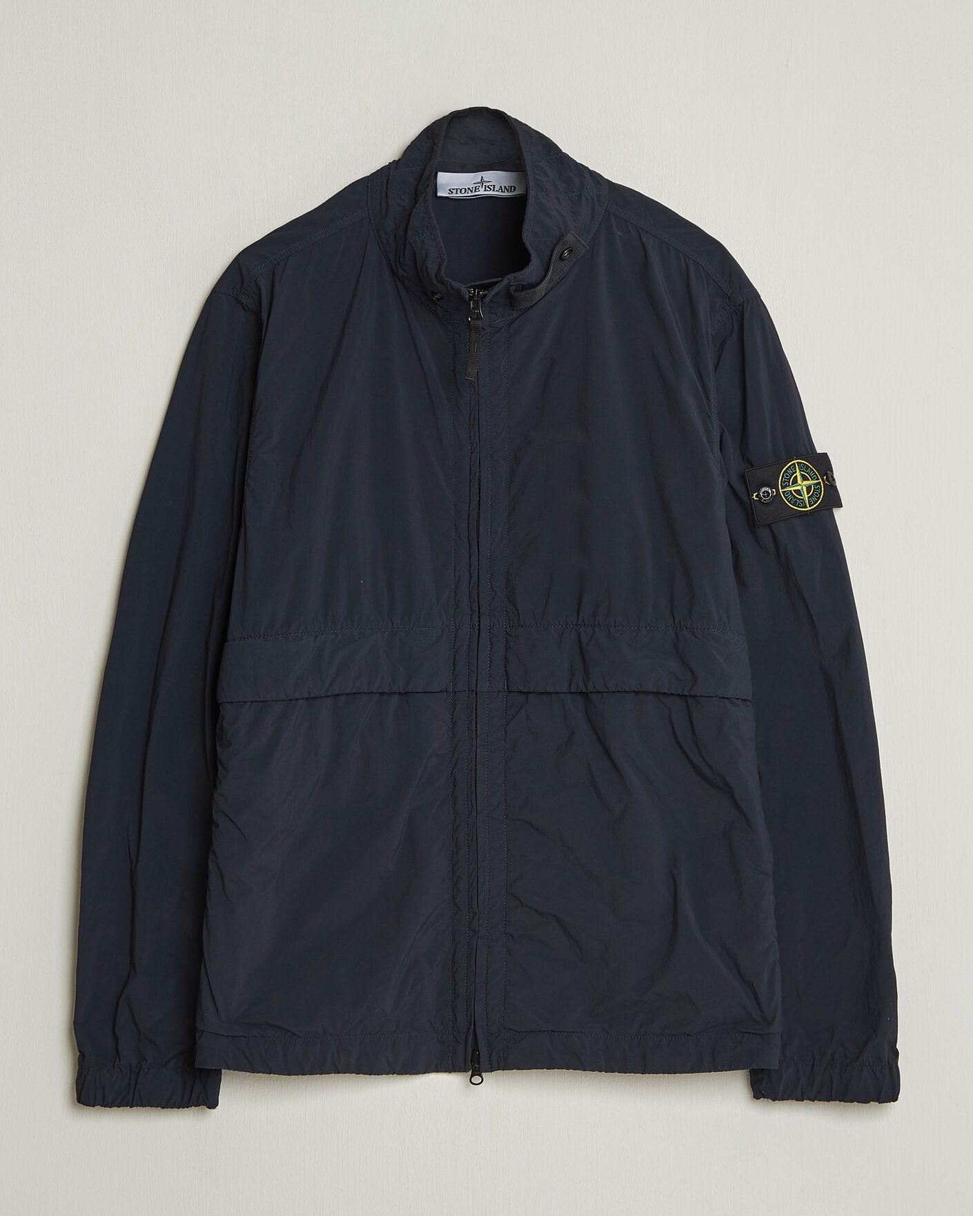 Hombres | Abrigos y chaquetas | Stone Island | Nylon Smerigliato-TC Stand Collar Jacket Navy