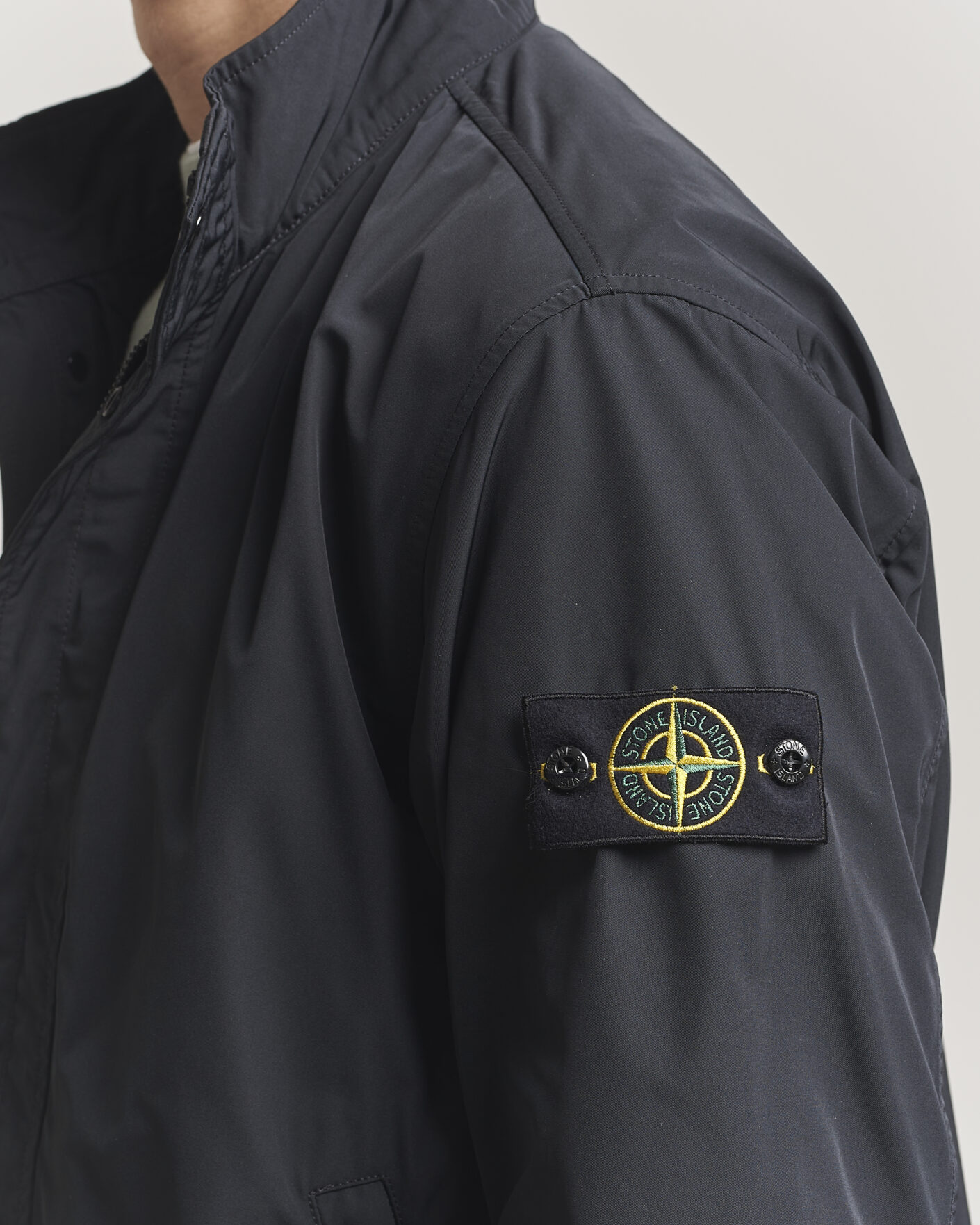 Hombres | Abrigos y chaquetas | Stone Island | Micro Twill Stand Collar Jacket Black