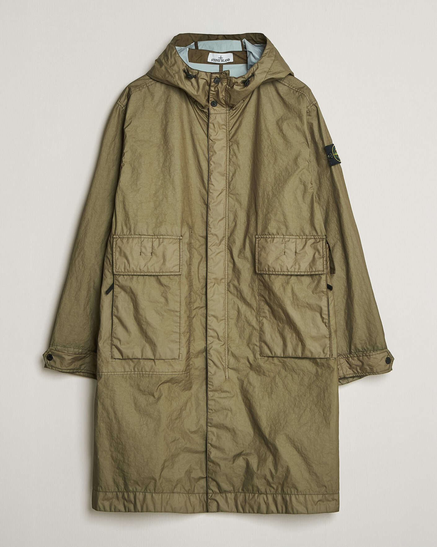 Hombres | Abrigos y chaquetas | Stone Island | Membrana 3L Hooded Parka Military Green