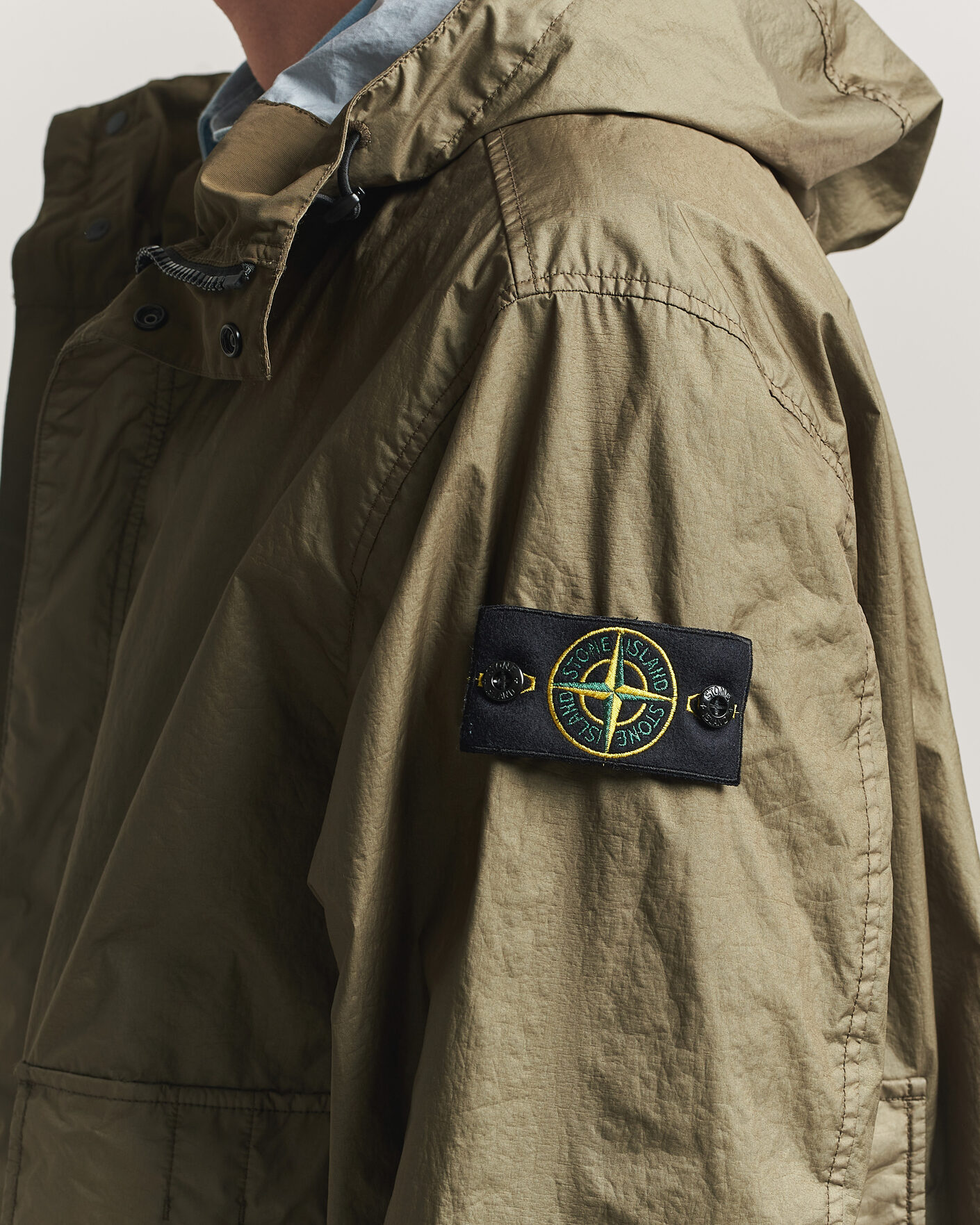 Hombres | Abrigos y chaquetas | Stone Island | Membrana 3L Hooded Parka Military Green