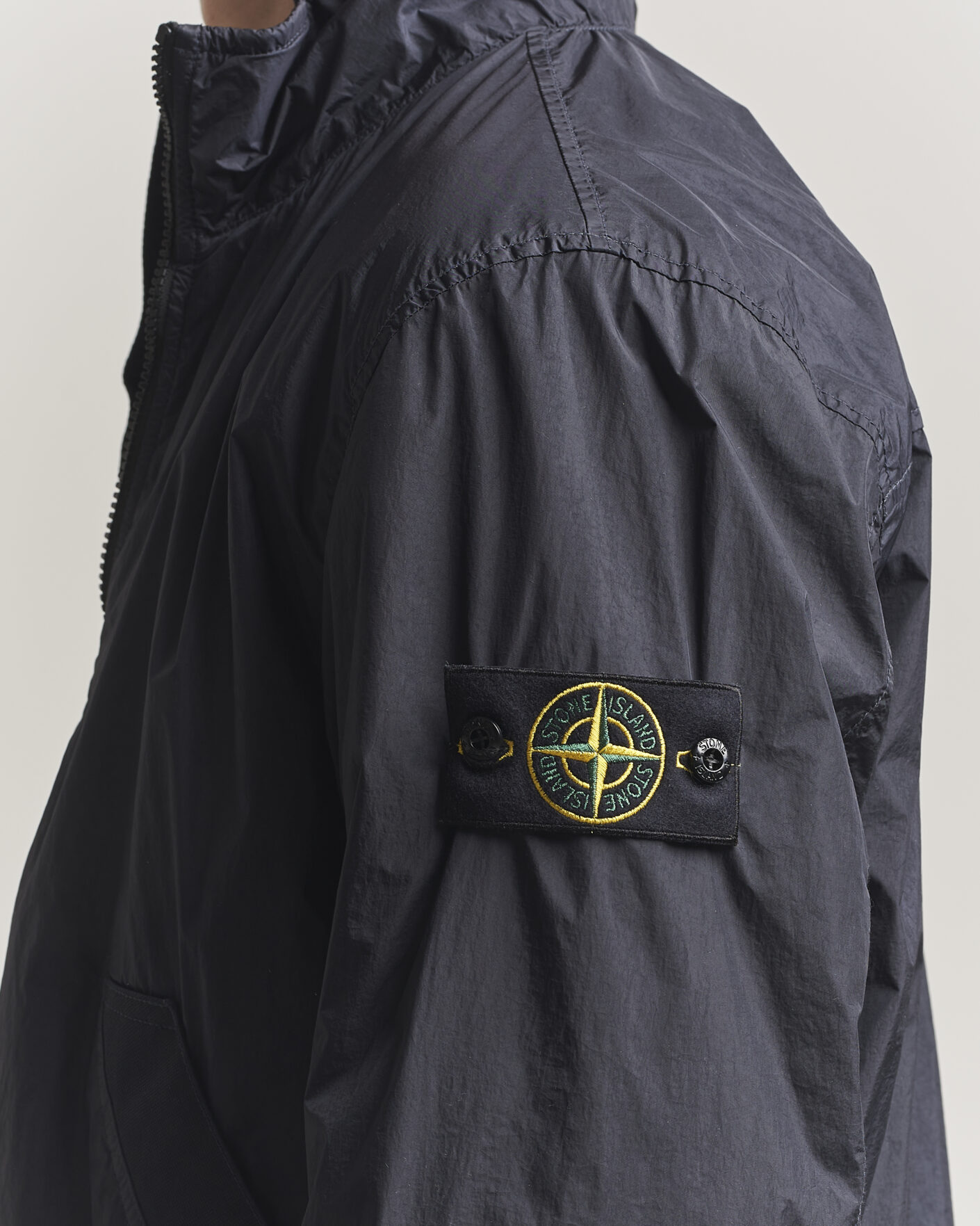 Hombres | Abrigos y chaquetas | Stone Island | Crinkle Reps Short Jacket Navy