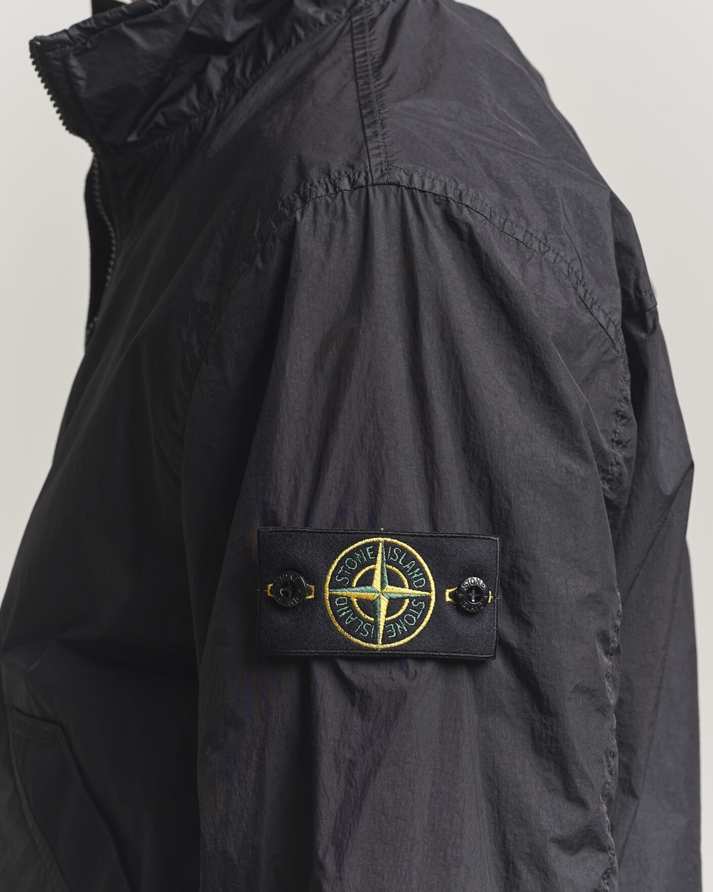 Hombres | Abrigos y chaquetas | Stone Island | Crinkle Reps Short Jacket Black