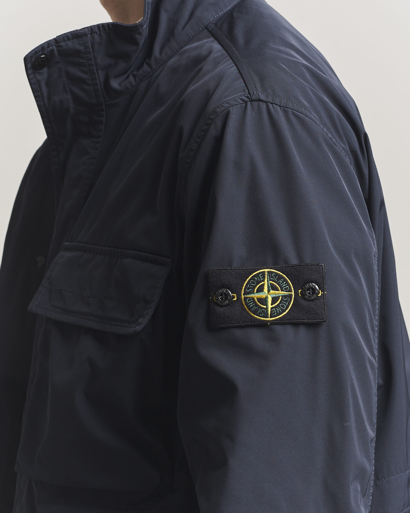 Hombres | Abrigos y chaquetas | Stone Island | Micro Twill Field Jacket Navy