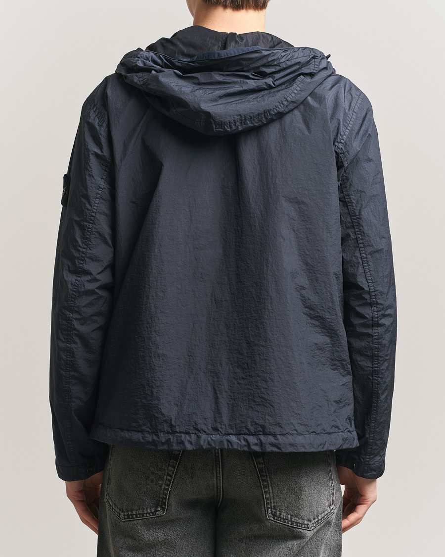 Hombres | Abrigos y chaquetas | Stone Island | Crinkle Reps Padded Hood Jacket Navy