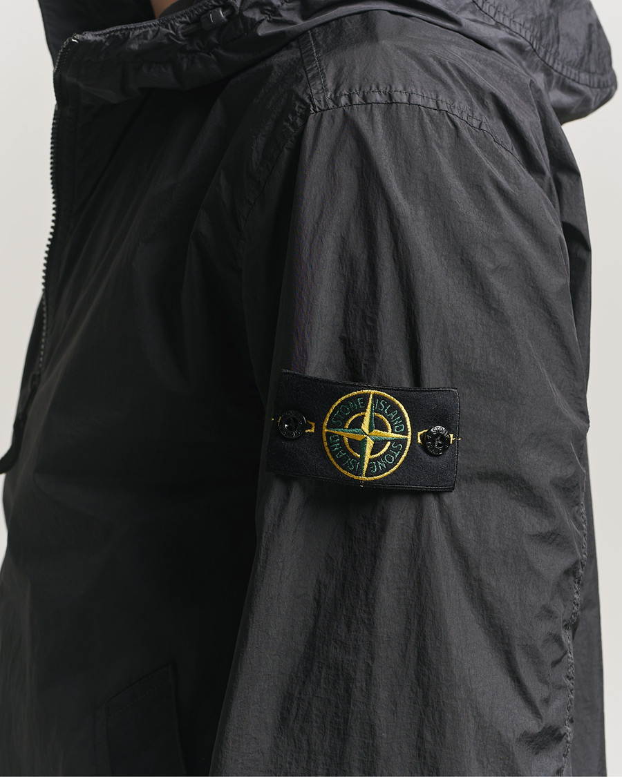 Hombres | Abrigos y chaquetas | Stone Island | Crinkle Reps Padded Hood Jacket Black