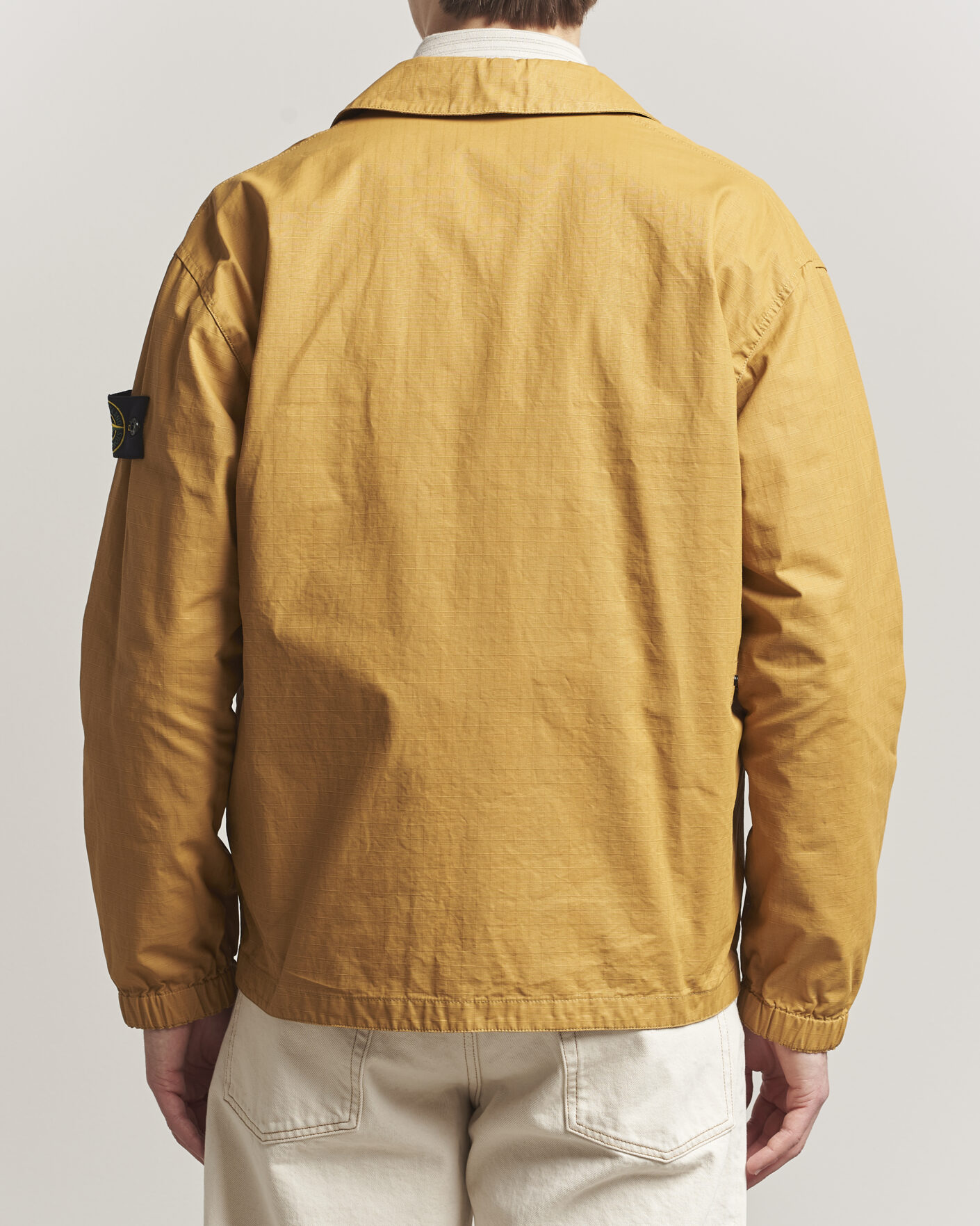 Hombres | Abrigos y chaquetas | Stone Island | Double Coated Cotton Ripstop Overshirt Mustard