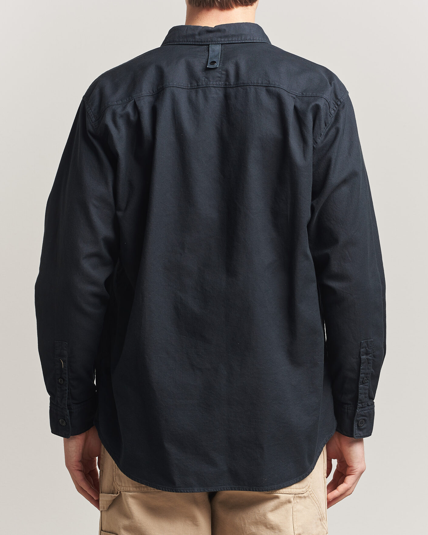 Hombres | Camisas | Stone Island | Organic Cotton Oxford Shirt Navy