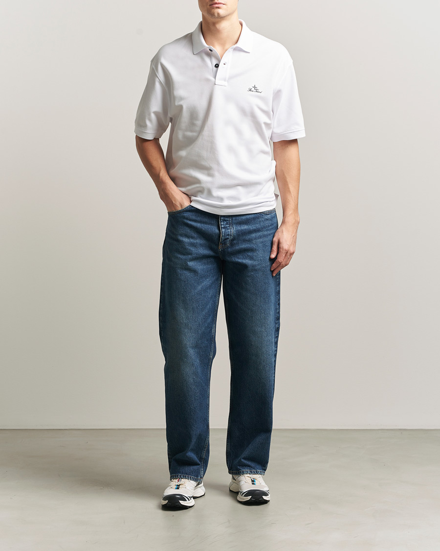 Hombres | Polos | Stone Island | Organic Cotton Pique White