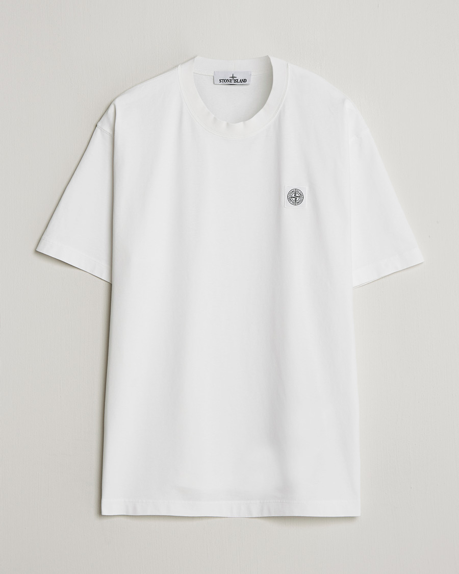 Hombres | Camisetas | Stone Island | Combed Organic Cotton T-Shirt White
