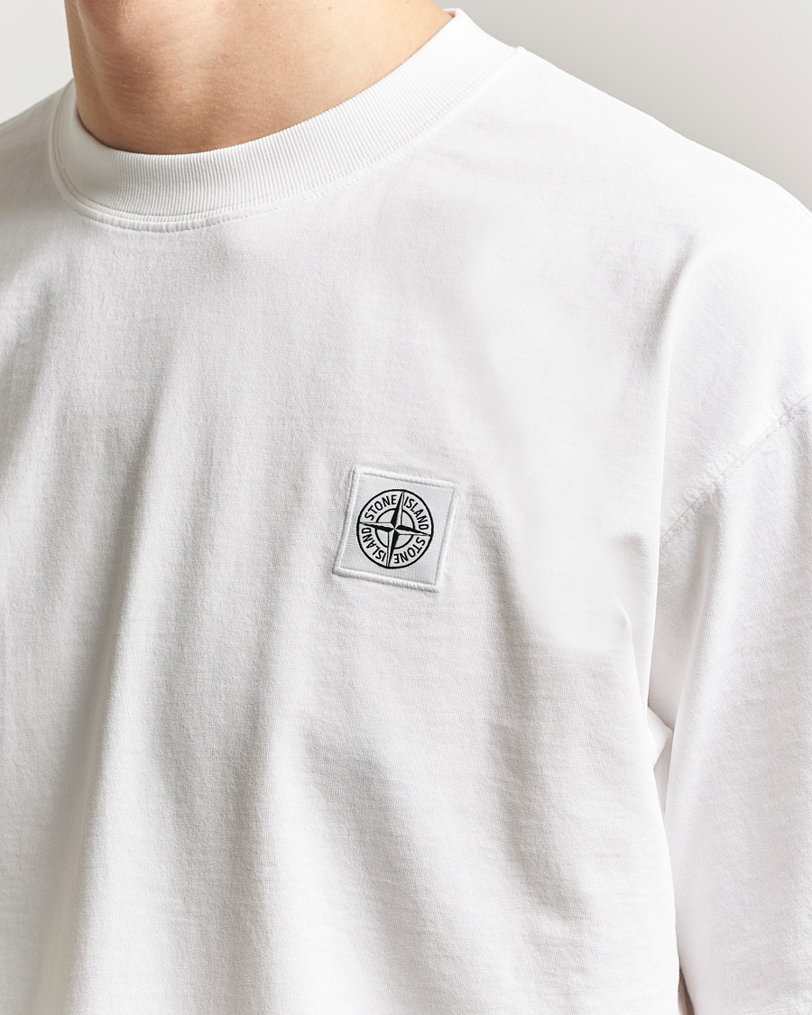 Hombres | Camisetas | Stone Island | Combed Organic Cotton T-Shirt White