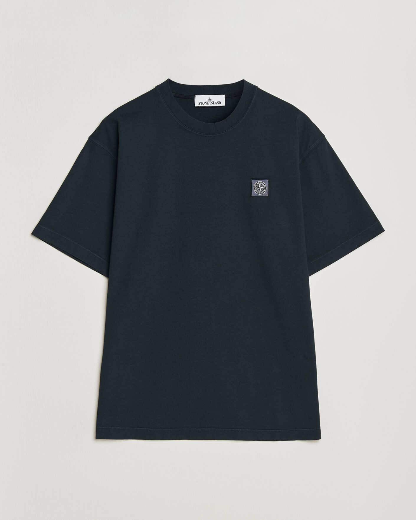Hombres | Camisetas | Stone Island | Combed Organic Cotton T-Shirt Navy