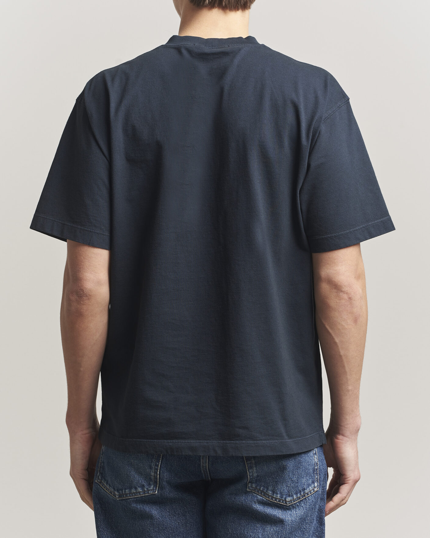 Hombres | Camisetas | Stone Island | Combed Organic Cotton T-Shirt Navy