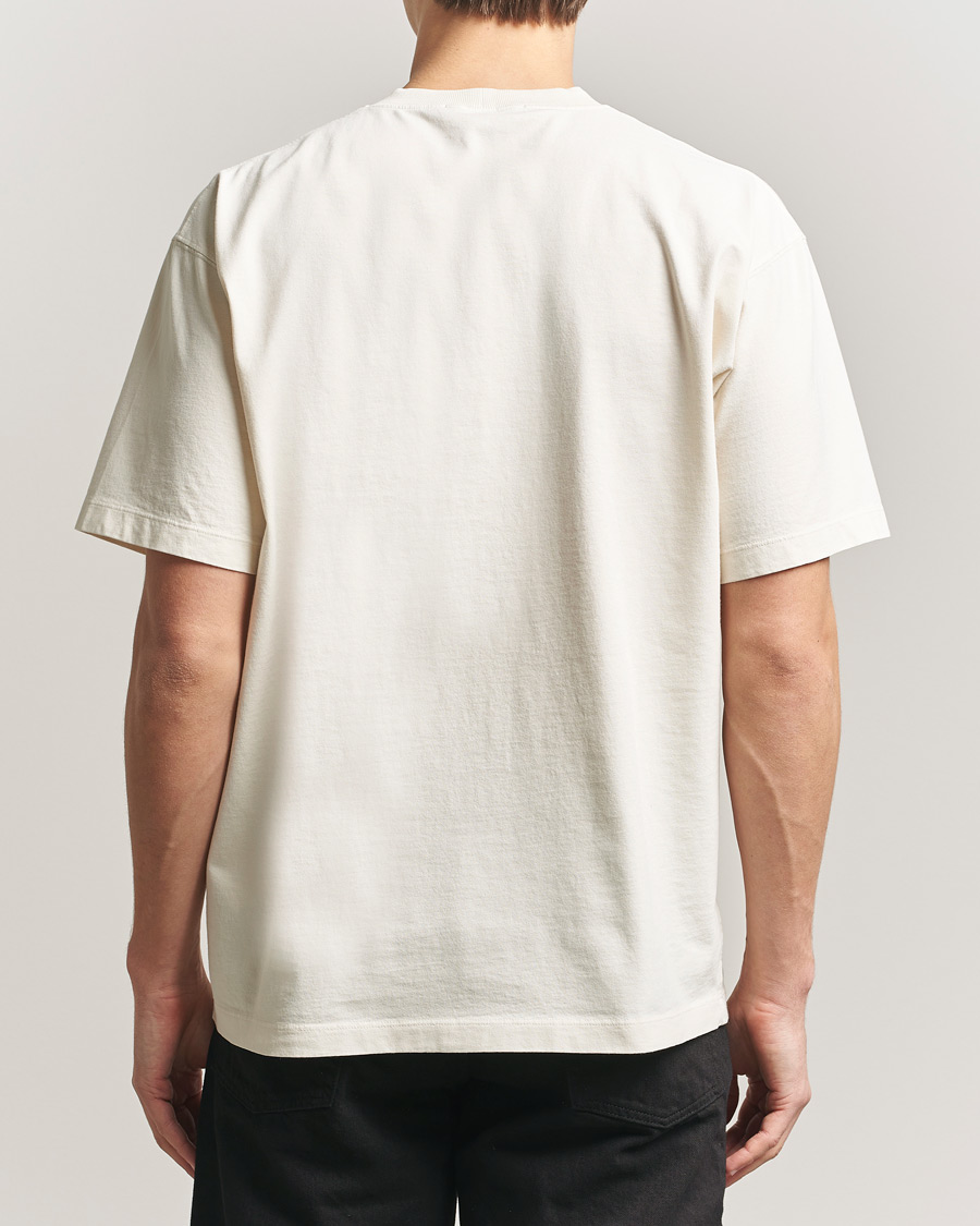 Hombres | Camisetas | Stone Island | Combed Organic Cotton T-Shirt Ivory