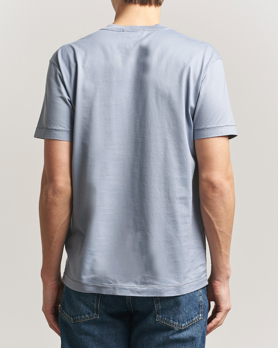 Hombres | Camisetas | Stone Island | Garment Dyed Cotton Jersey T-Shirt Dark Blue