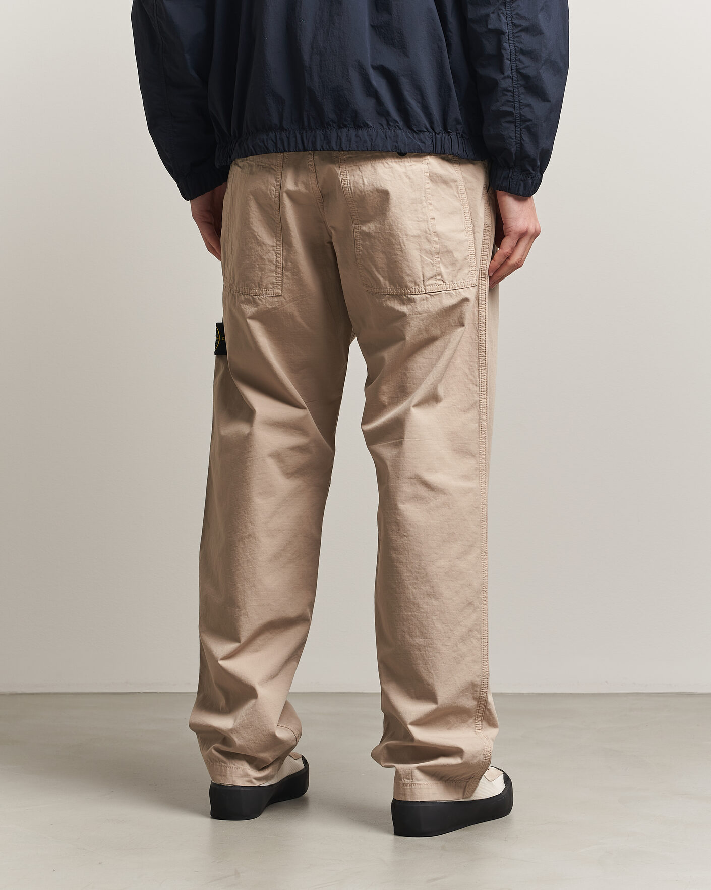 Hombres | Pantalones | Stone Island | Cotton Ripstop Trousers Desert