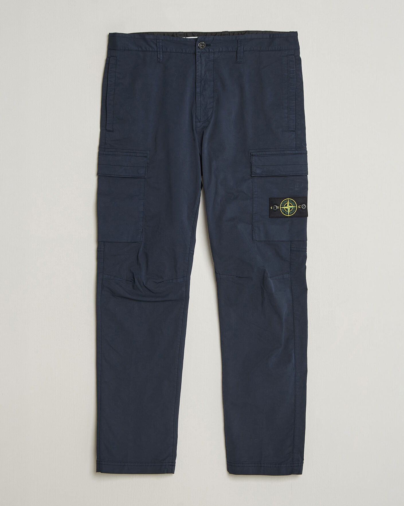 Hombres | Pantalones | Stone Island | Stretch Cotton Twill Cargo Trousers Navy