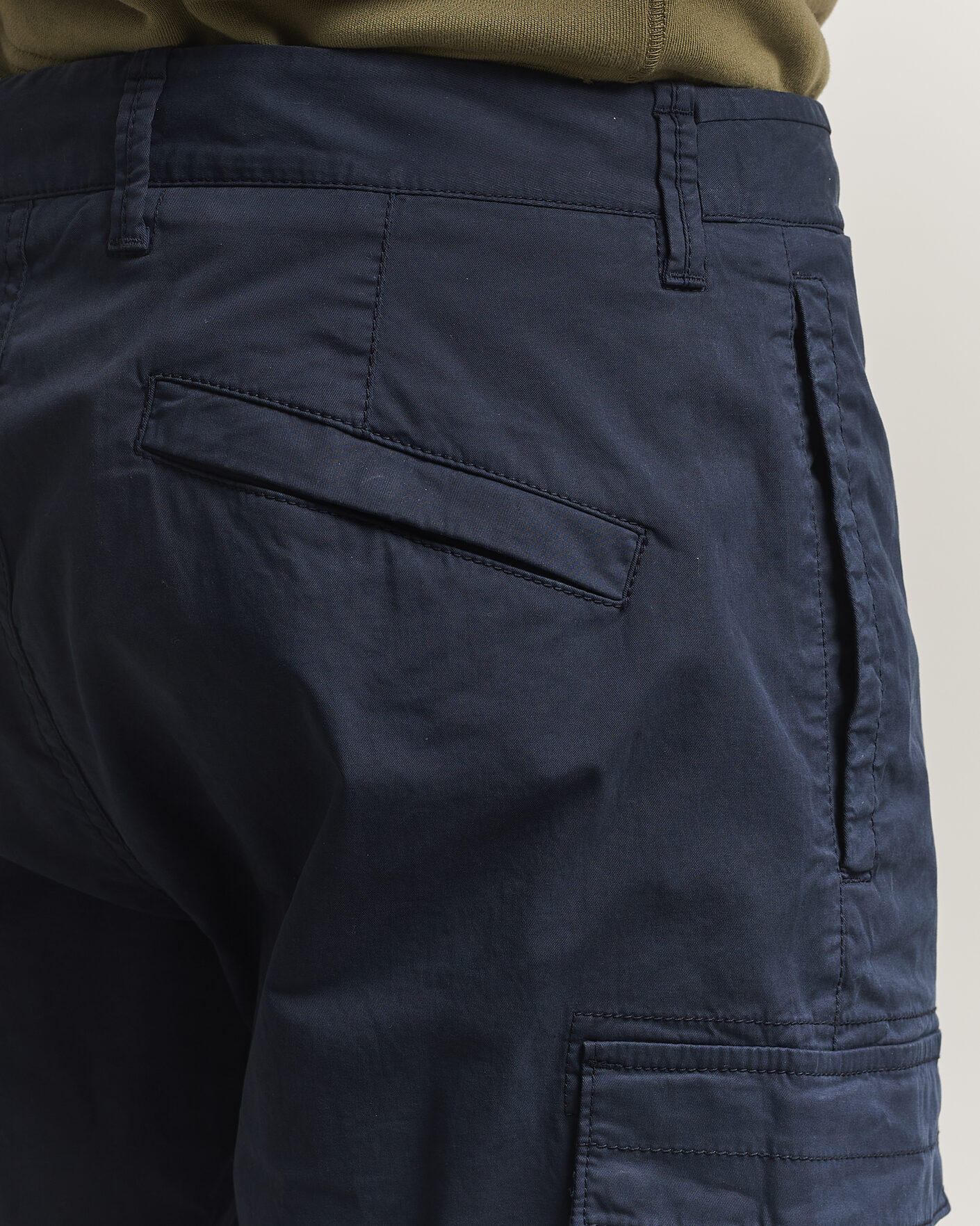 Hombres | Pantalones | Stone Island | Stretch Cotton Twill Cargo Trousers Navy