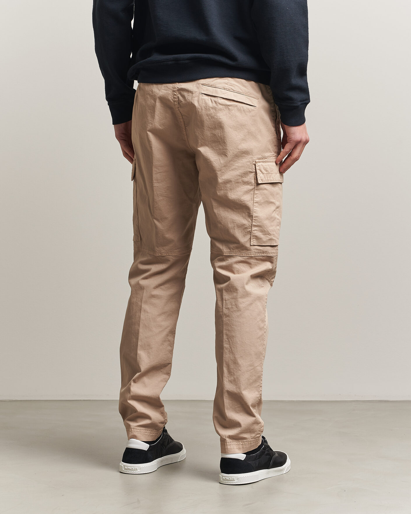 Hombres | Pantalones | Stone Island | Stretch Cotton Twill Cargo Trousers Desert