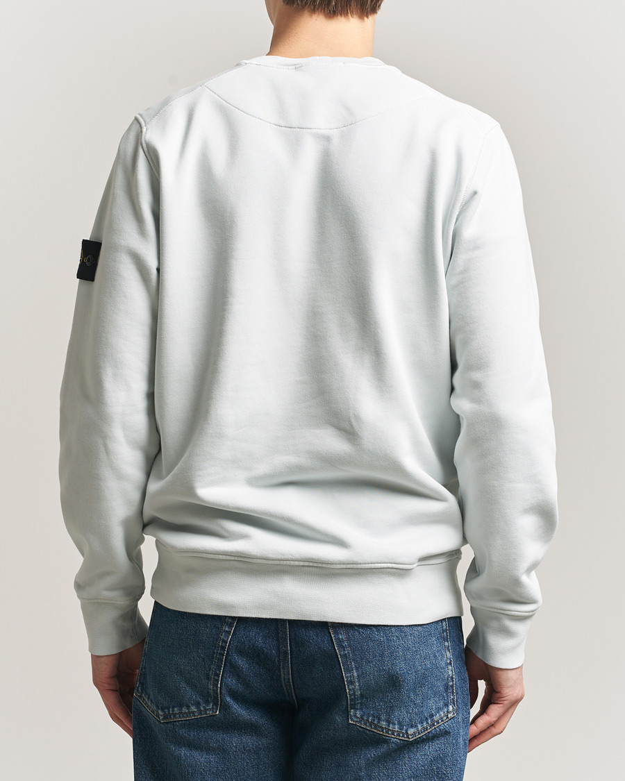Hombres | Jerséis y prendas de punto | Stone Island | Garment Dyed Fleece Sweatshirt Sky Blue