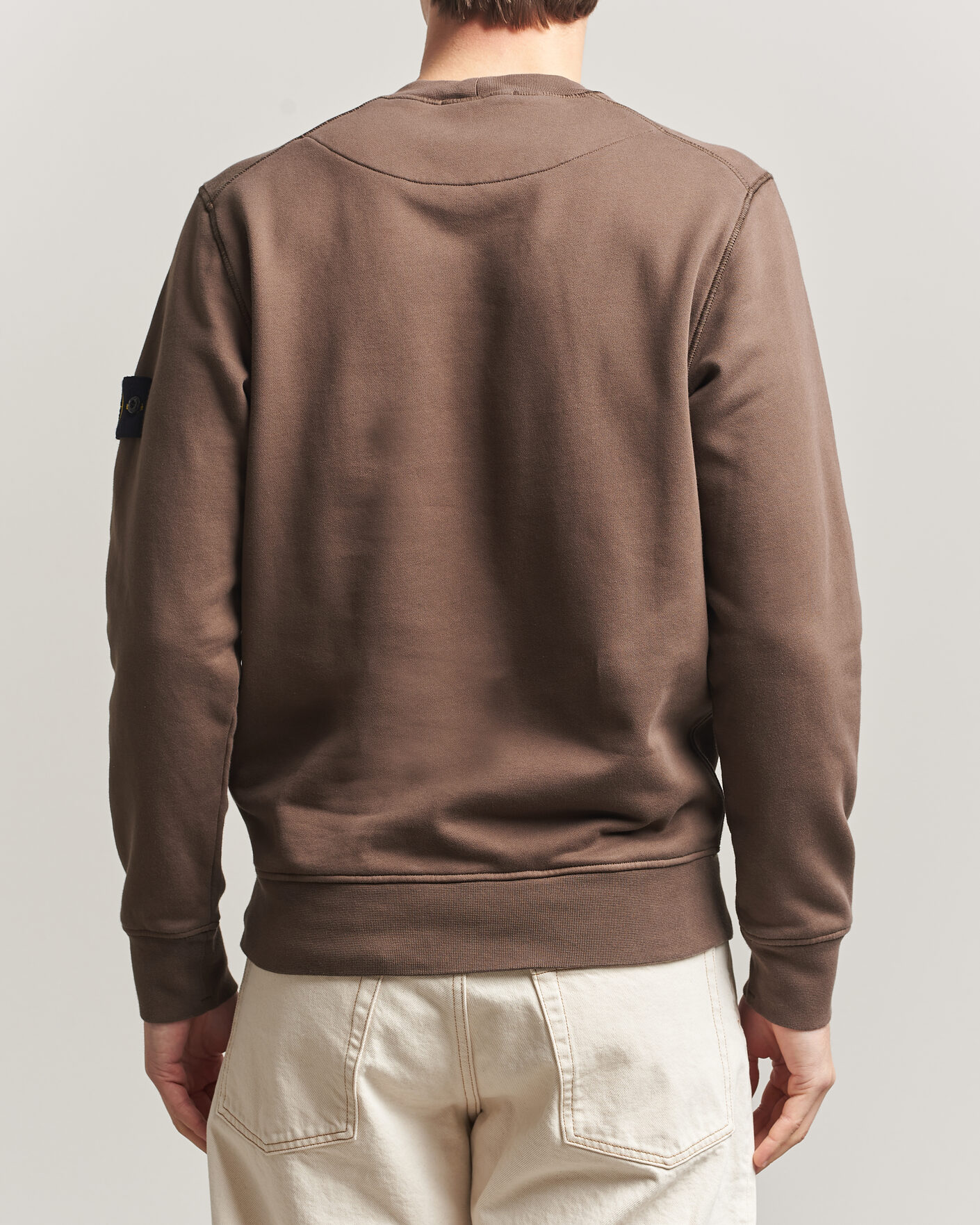 Hombres | Jerséis y prendas de punto | Stone Island | Garment Dyed Fleece Sweatshirt Umber