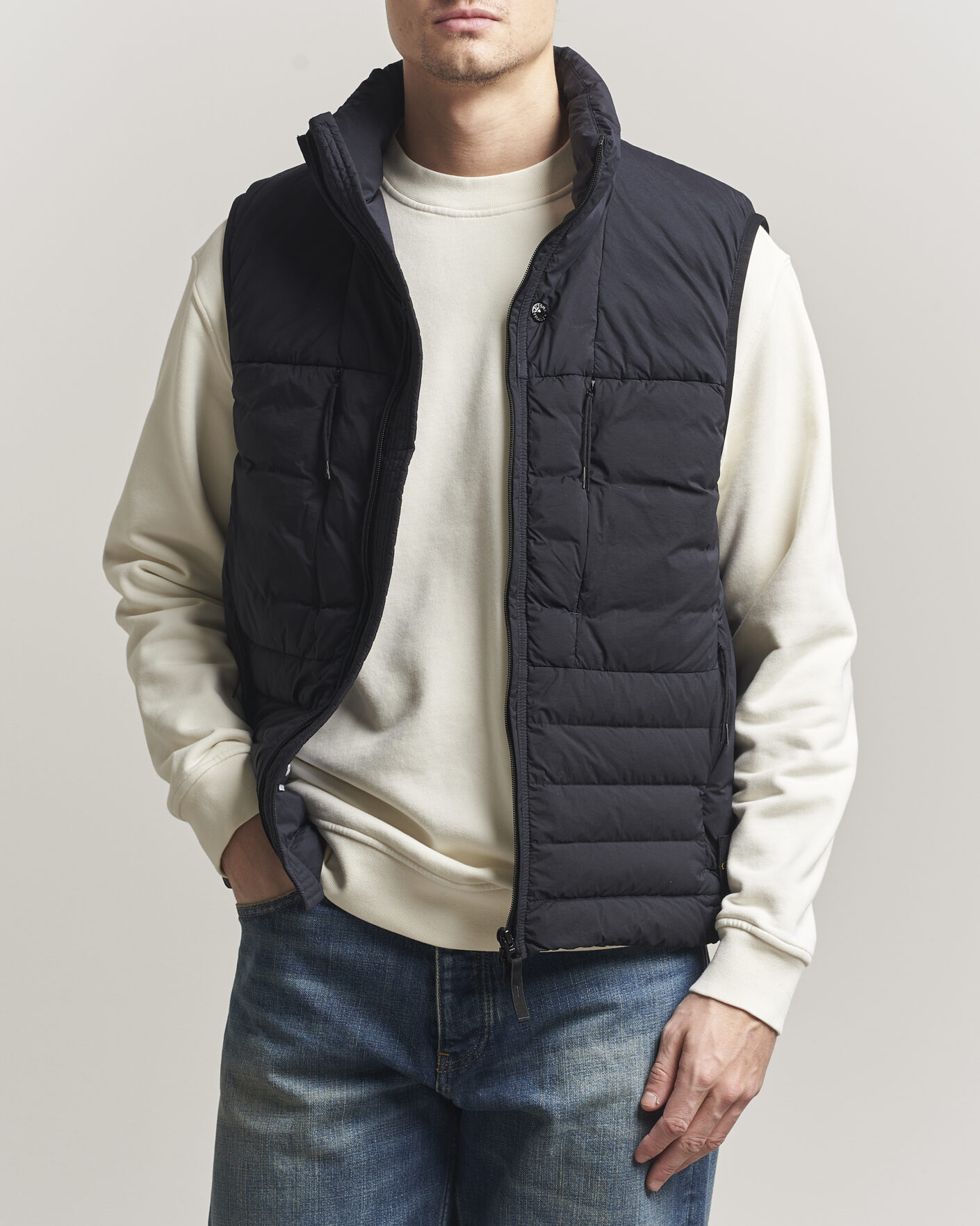 Hombres | Chalecos | Stone Island | Nylon Down Vest Navy