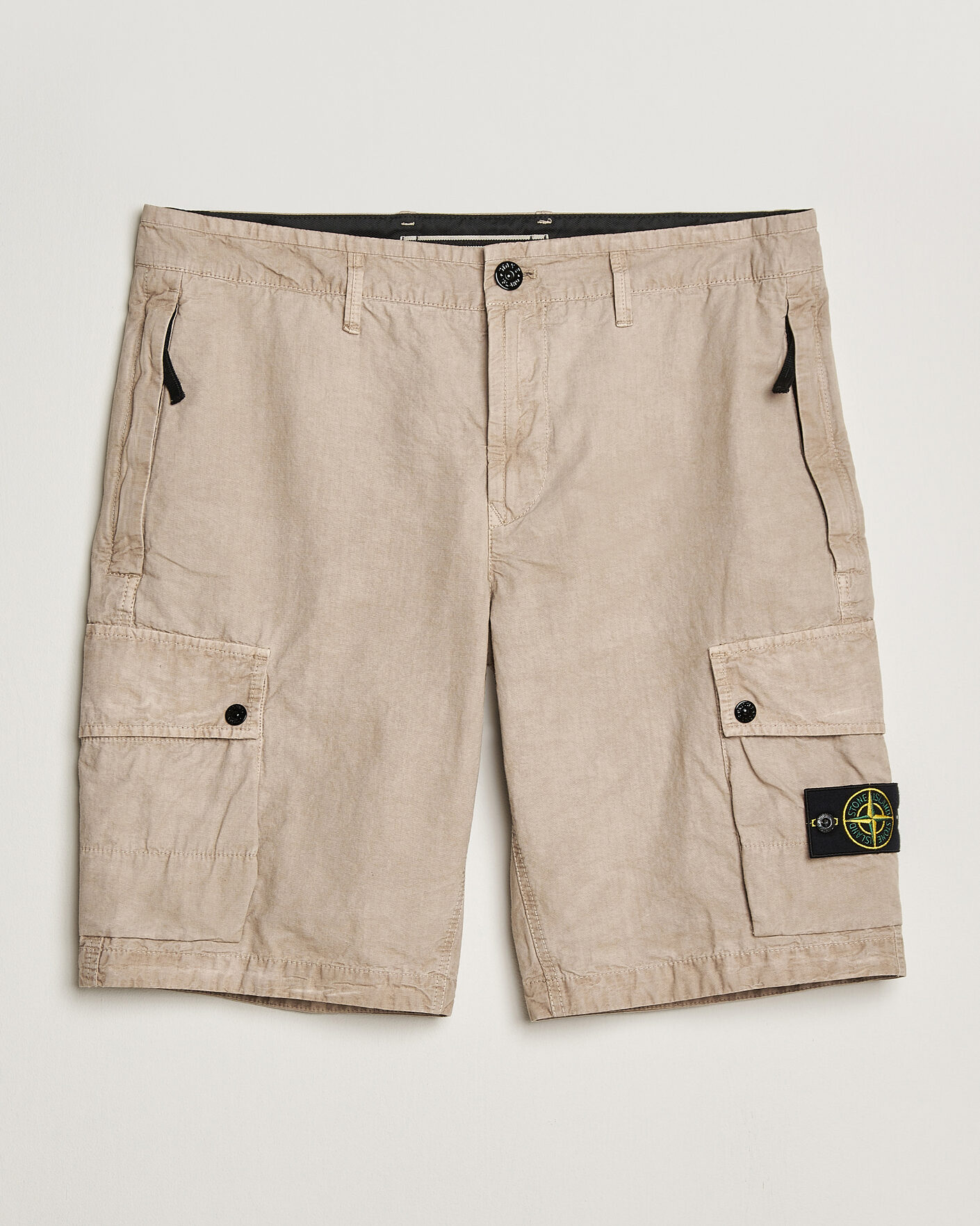 Hombres | Pantalones cortos | Stone Island | Brushed Cotton Canvas Cargo Shorts Desert