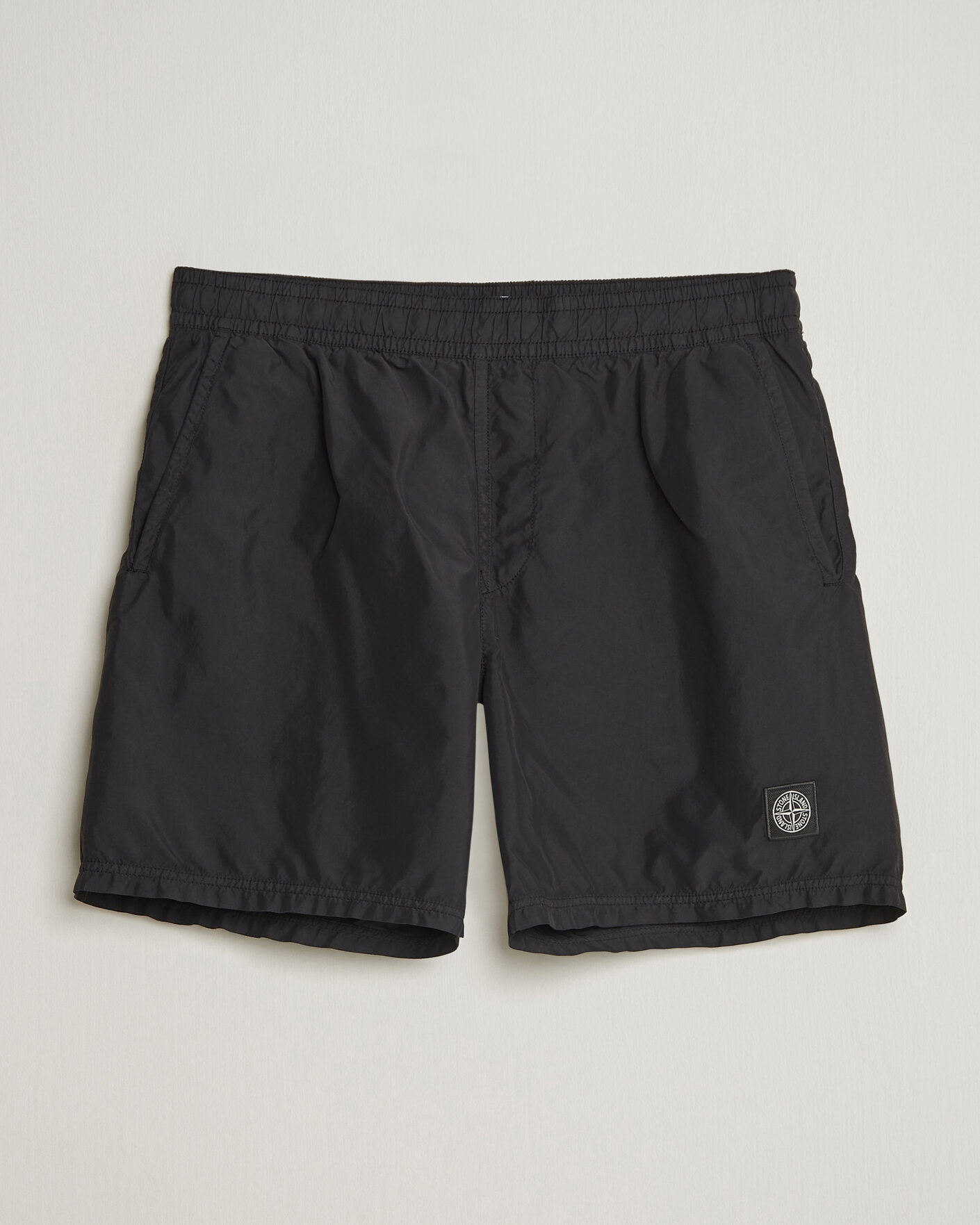 Hombres | Bañadores | Stone Island | Brushed Nylon Swimshorts Black