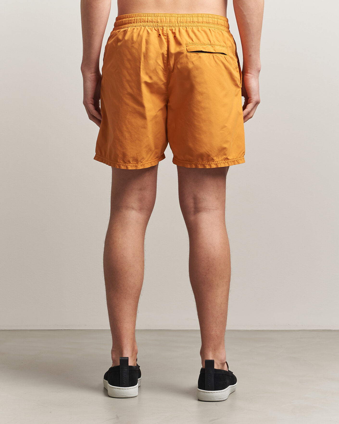 Hombres | Bañadores | Stone Island | Brushed Nylon Swimshorts Tangerine