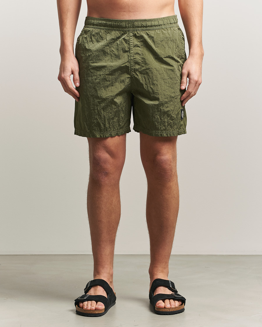 Hombres | Bañadores | Stone Island | Nylon Metal Econyl Swimshorts Military Green