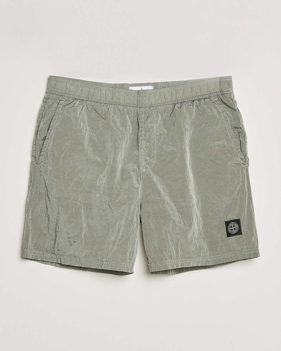 Hombres | Bañadores | Stone Island | Nylon Metal Econyl Swimshorts Pearl Grey