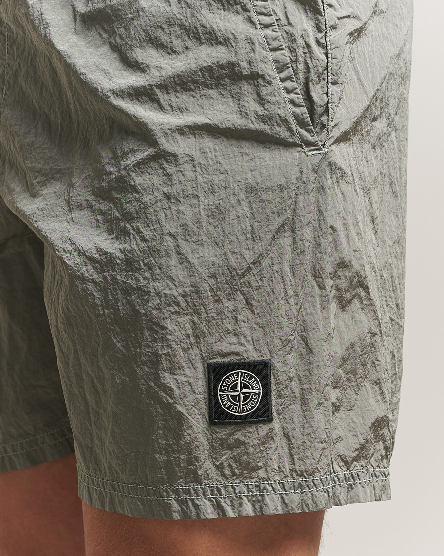 Hombres | Bañadores | Stone Island | Nylon Metal Econyl Swimshorts Pearl Grey