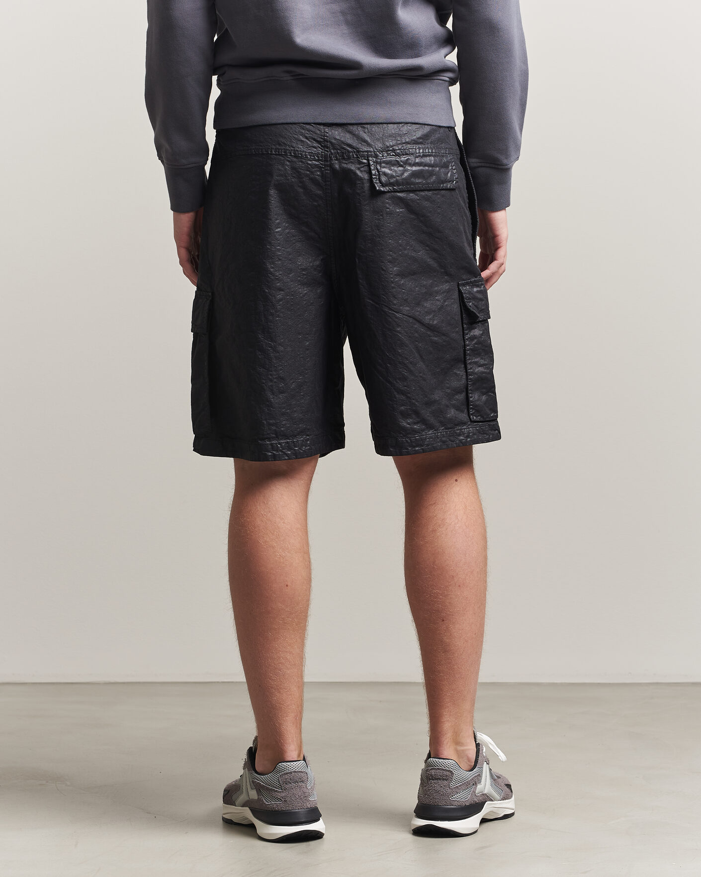 Hombres | Pantalones cortos | Stone Island | Nylon Panama Cargo Shorts Black