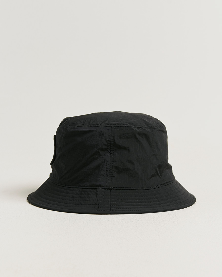 Hombres | Sombreros y gorras | Stone Island | Nylon Metal Bucket Hat Black
