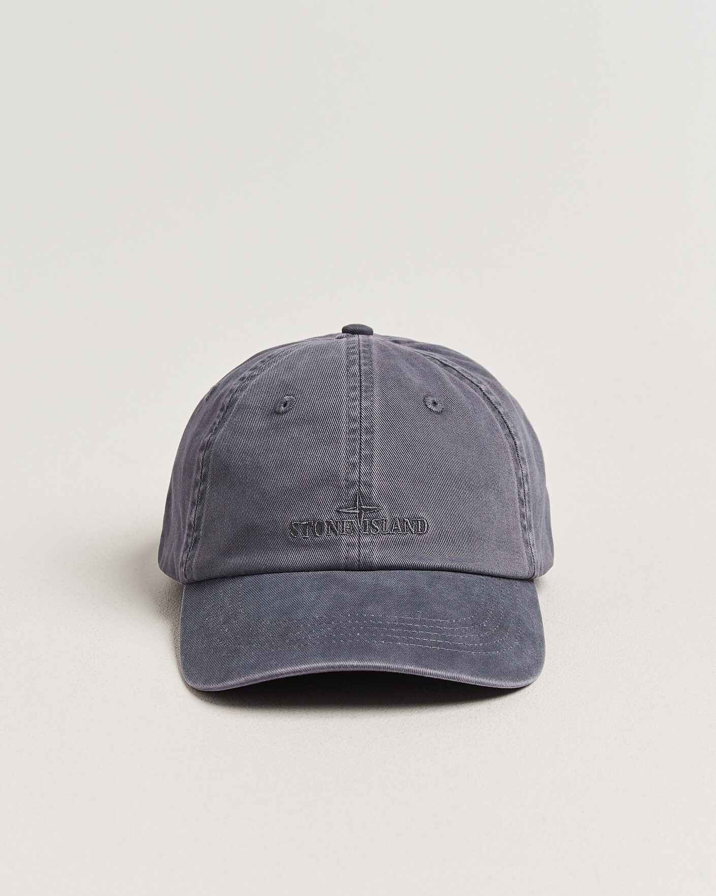 Hombres | Sombreros y gorras | Stone Island | Cotton Gabardine Cap Blue/Grey