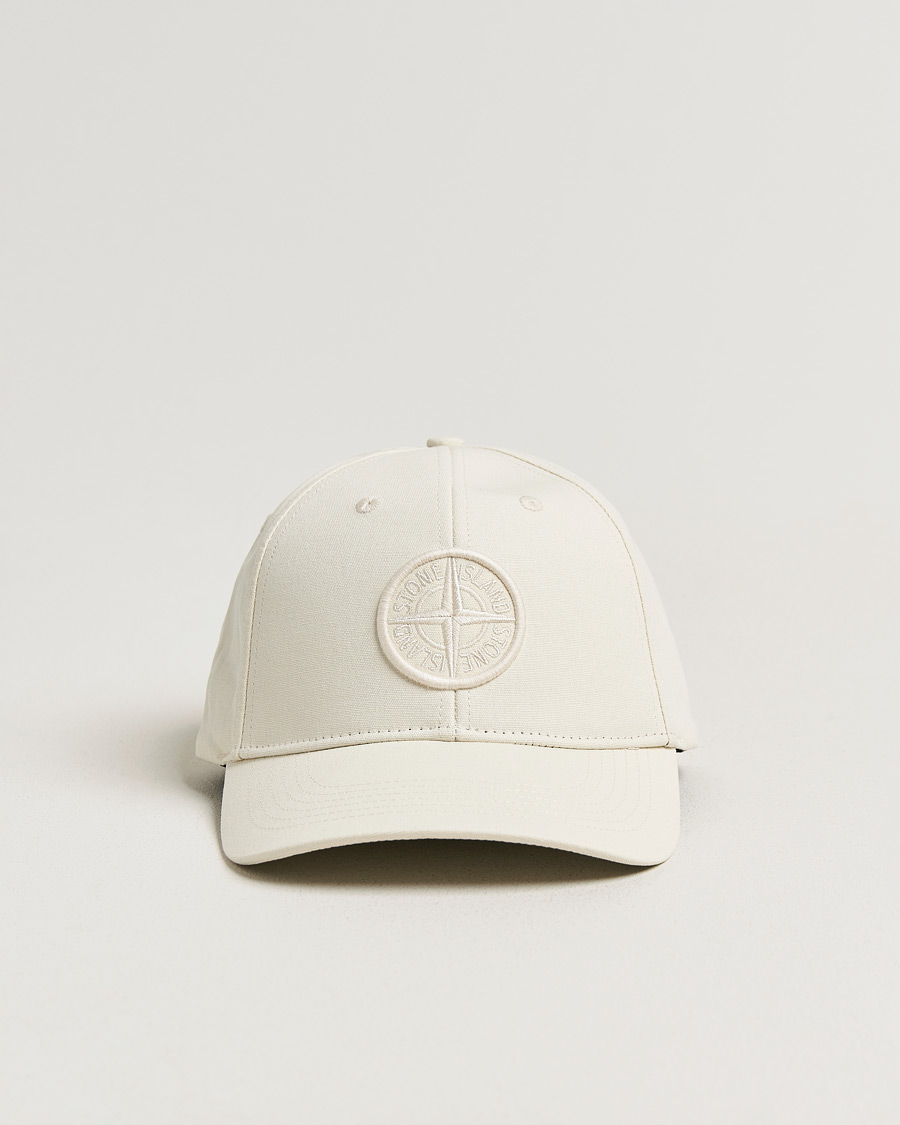 Hombres | Sombreros y gorras | Stone Island | Classic Cotton Logo Cap Ivory