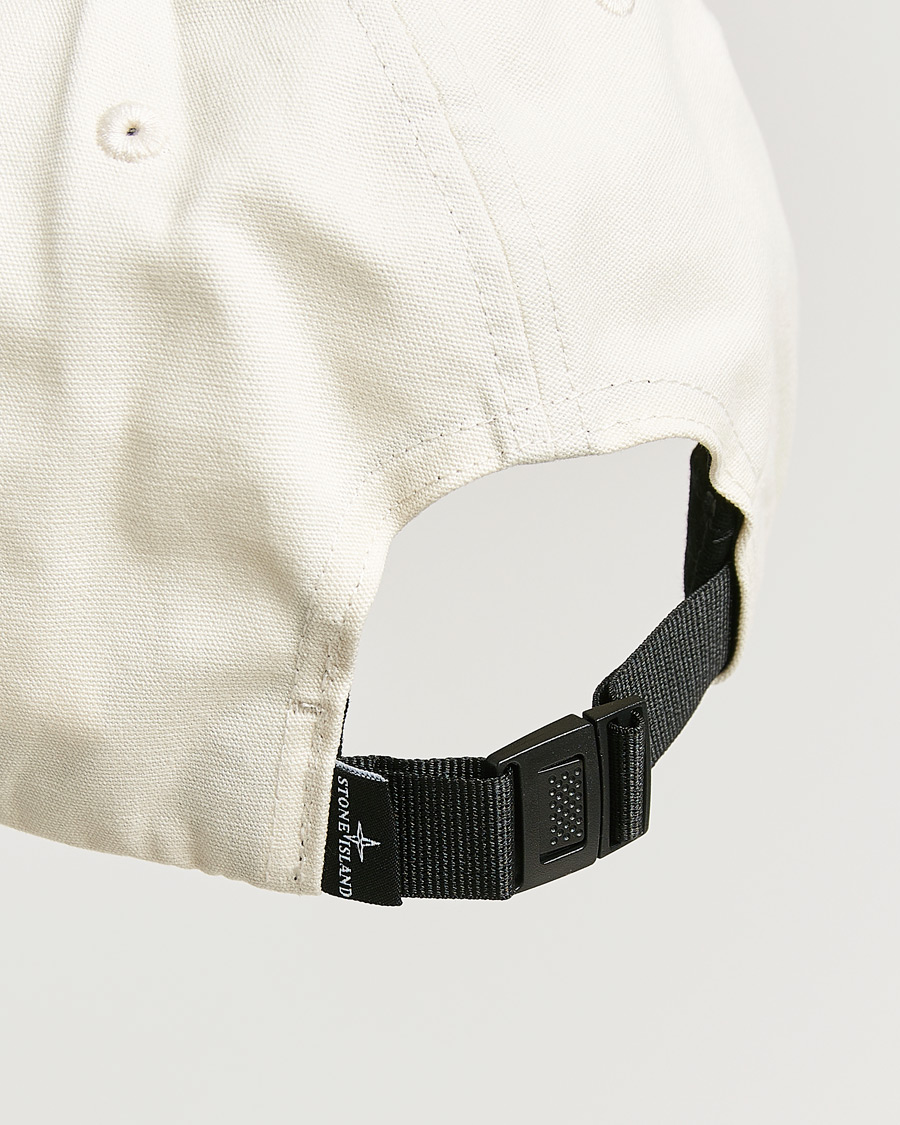 Hombres | Sombreros y gorras | Stone Island | Classic Cotton Logo Cap Ivory