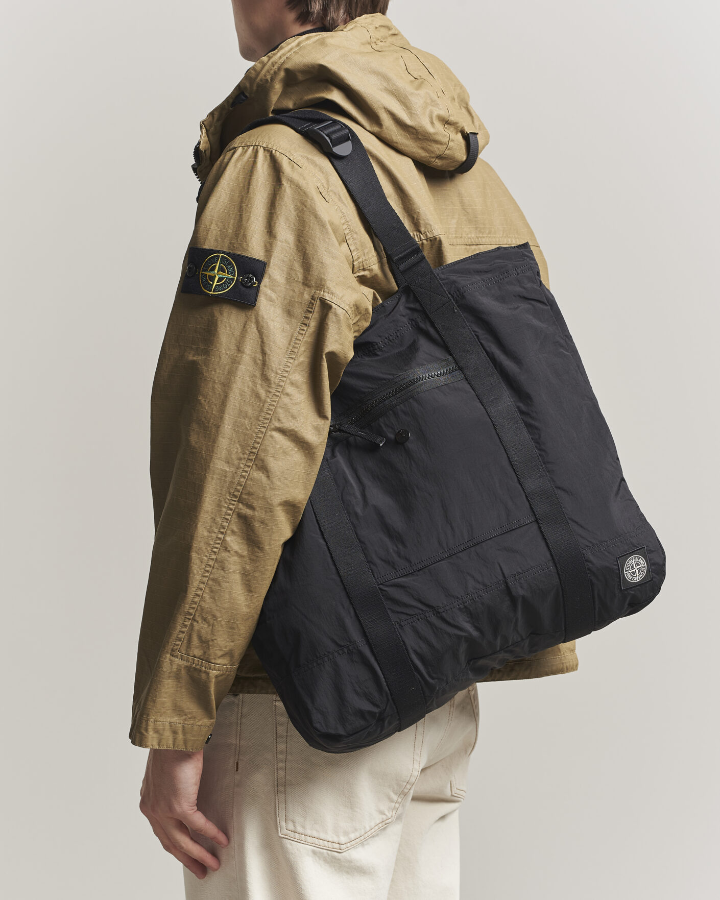 Hombres | Bolsos | Stone Island | Nylon Tote Bag Black