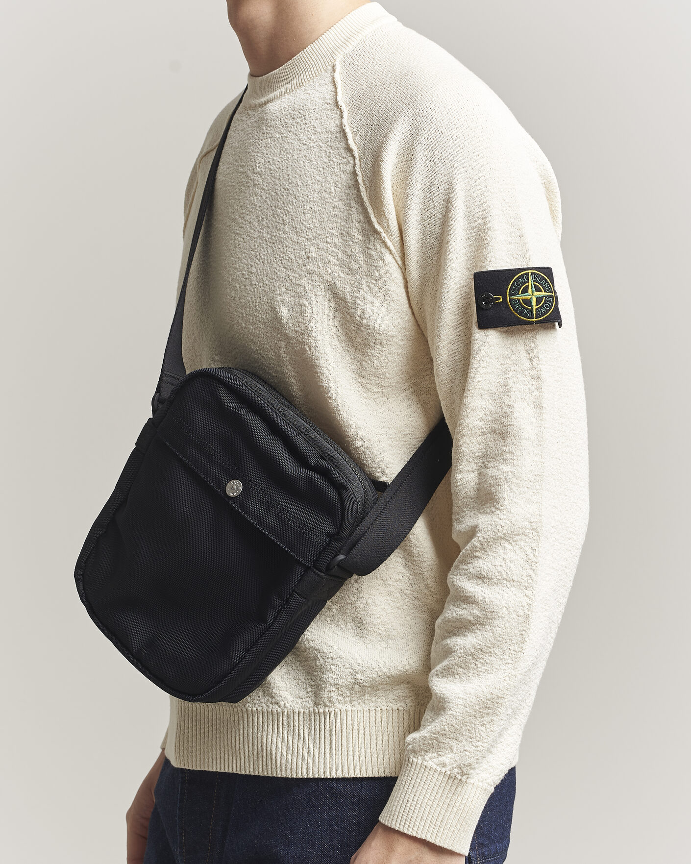 Hombres | Bolsos | Stone Island | Nylon Panama Cross Body Pouch Navy