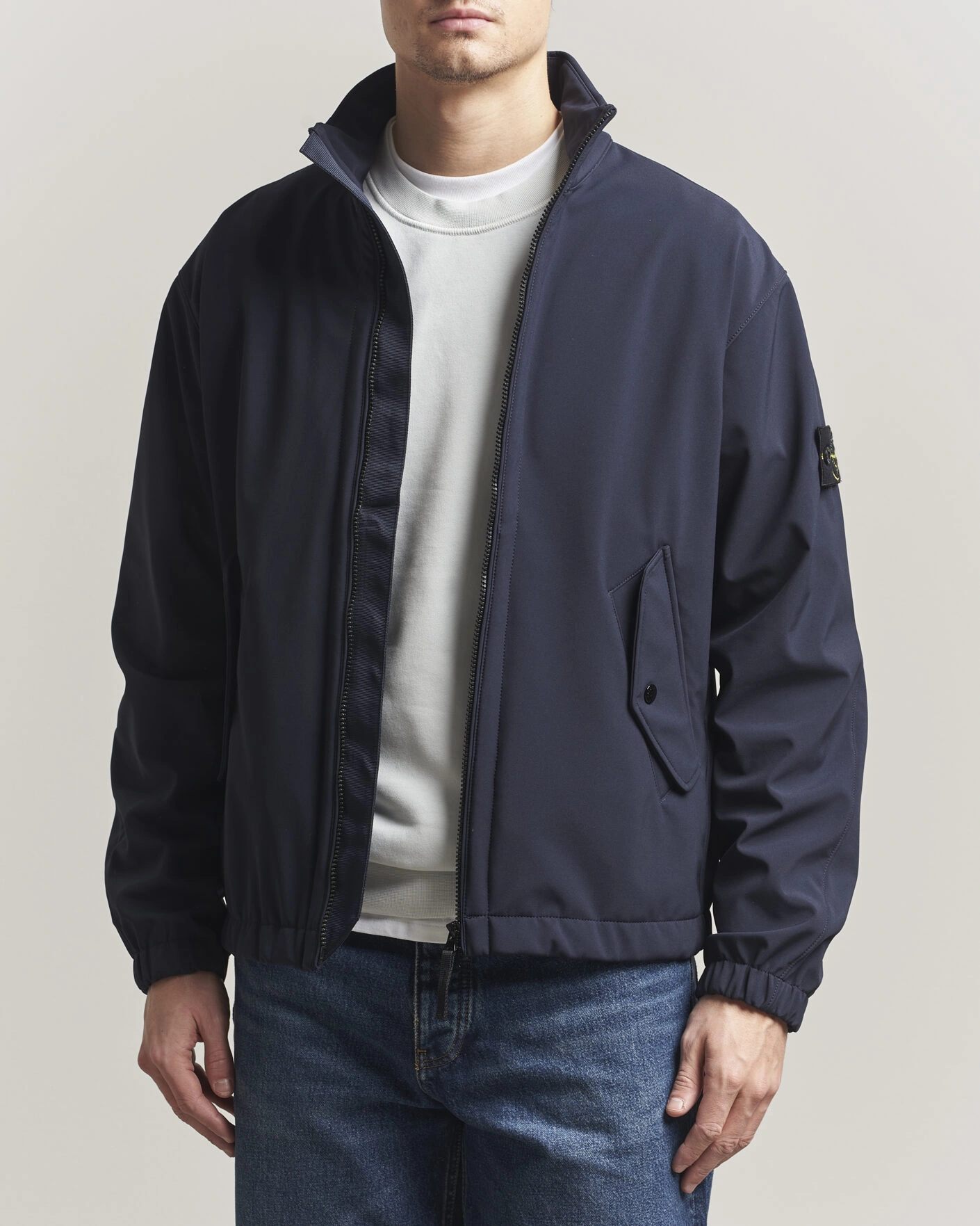 Hombres | Abrigos y chaquetas | Stone Island | Soft Shell Jacket Navy