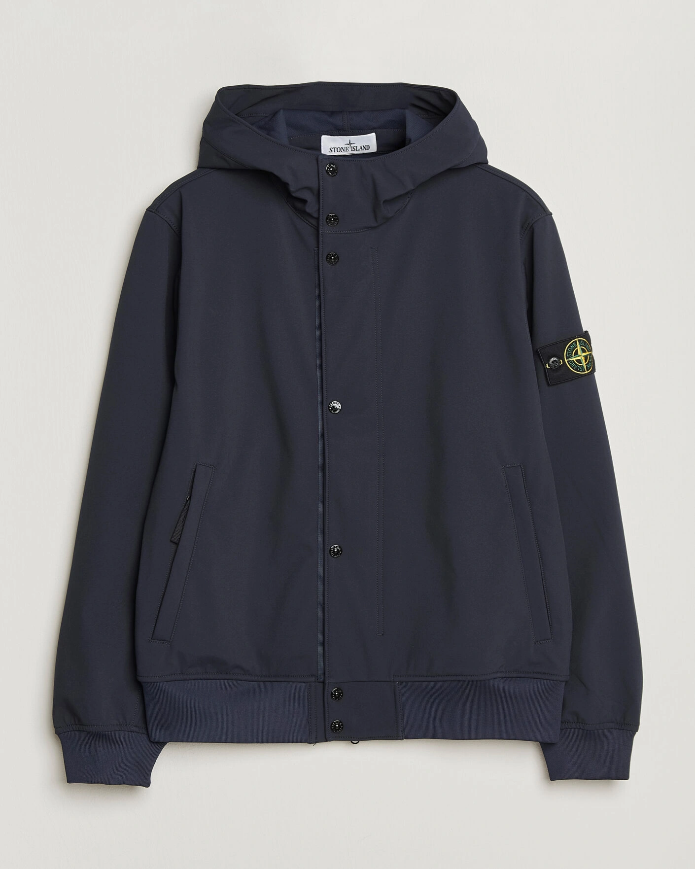 Hombres | Abrigos y chaquetas | Stone Island | Soft Shell Hooded Jacket Navy