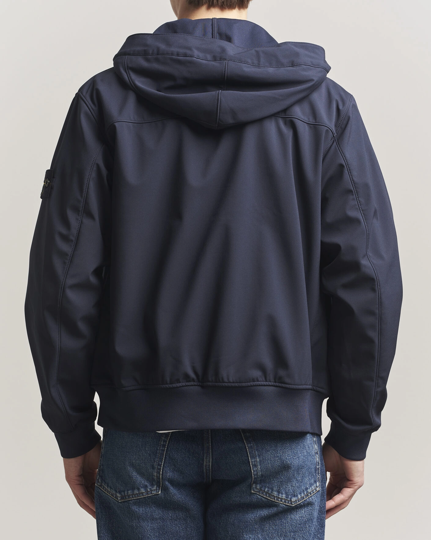 Hombres | Abrigos y chaquetas | Stone Island | Soft Shell Hooded Jacket Navy
